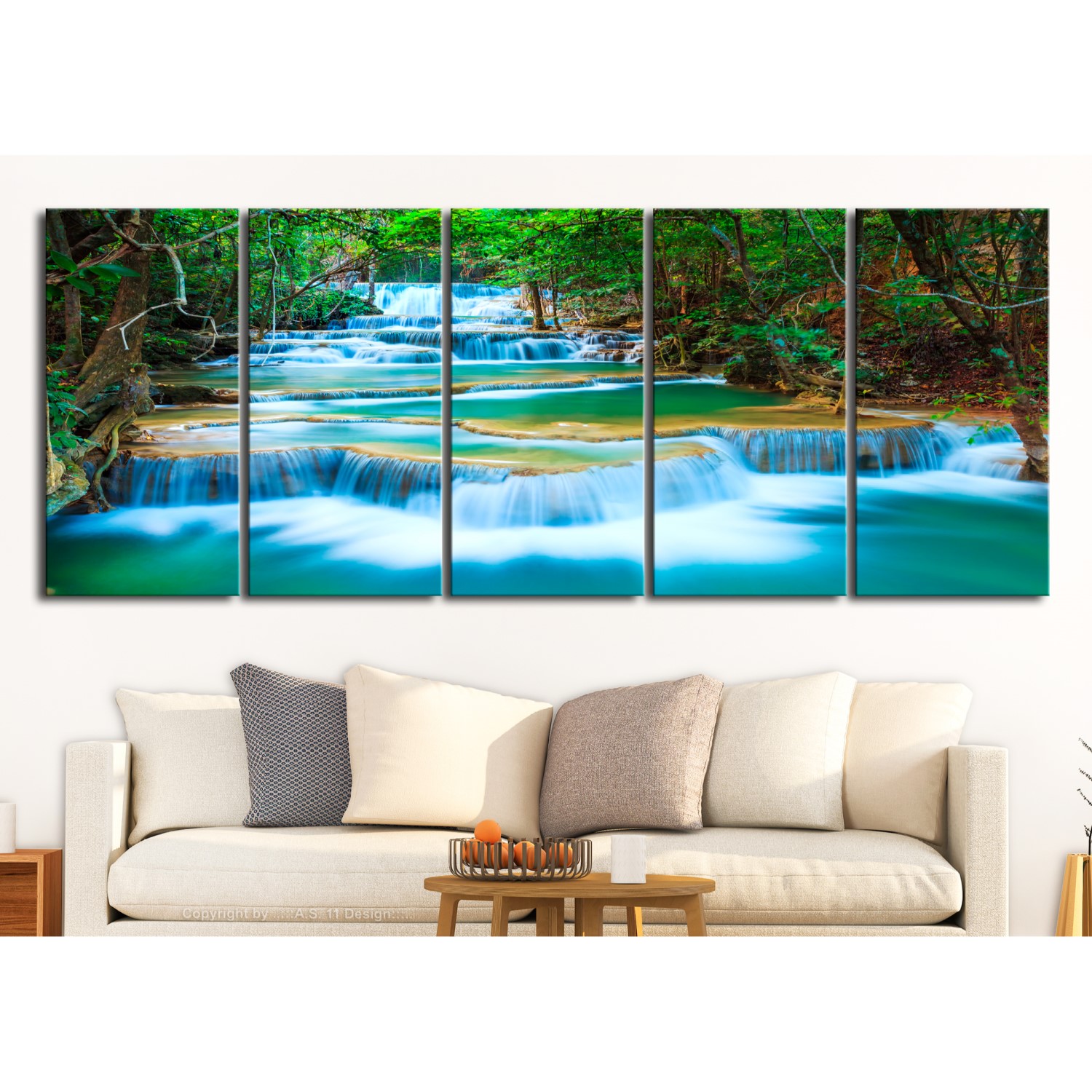 Tavla Arkiio Sapphire Waterfalls I