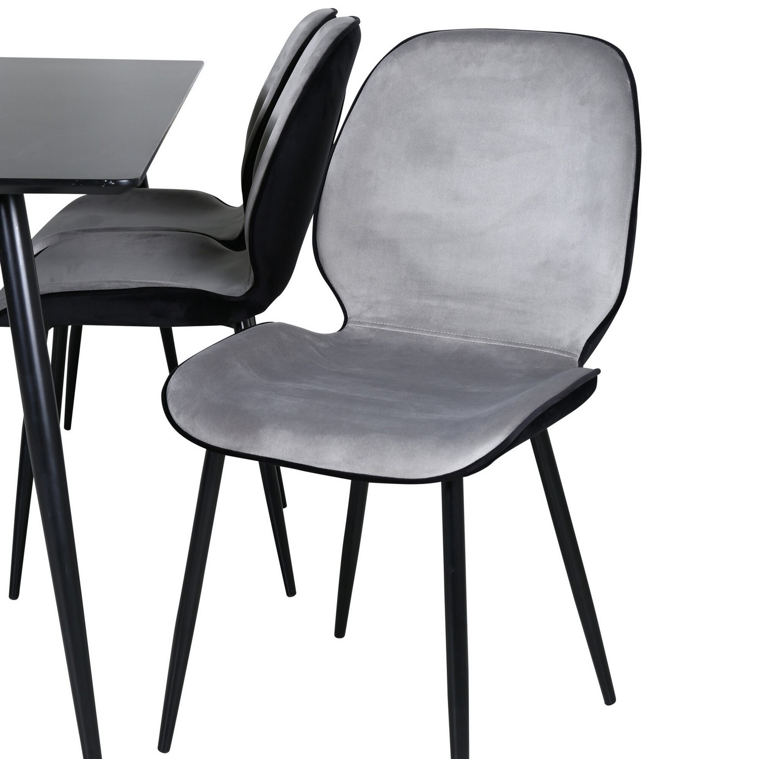 Matgrupp Venture Home Silvia med 6 Elisa Stolar Sammet