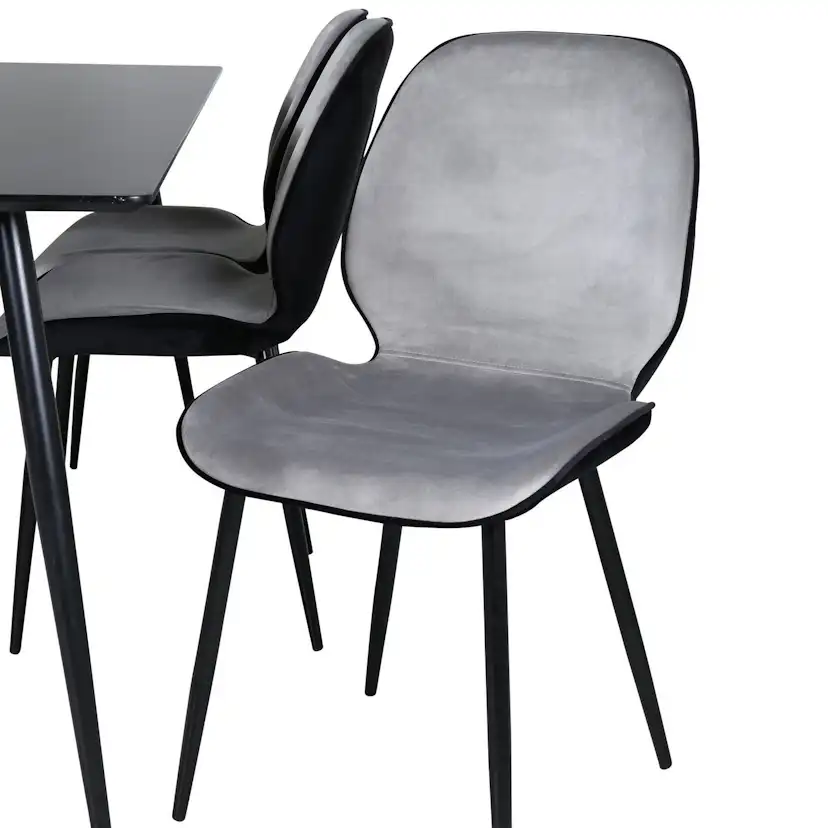 Matgrupp Venture Home Silvia med 6 Elisa Stolar Sammet