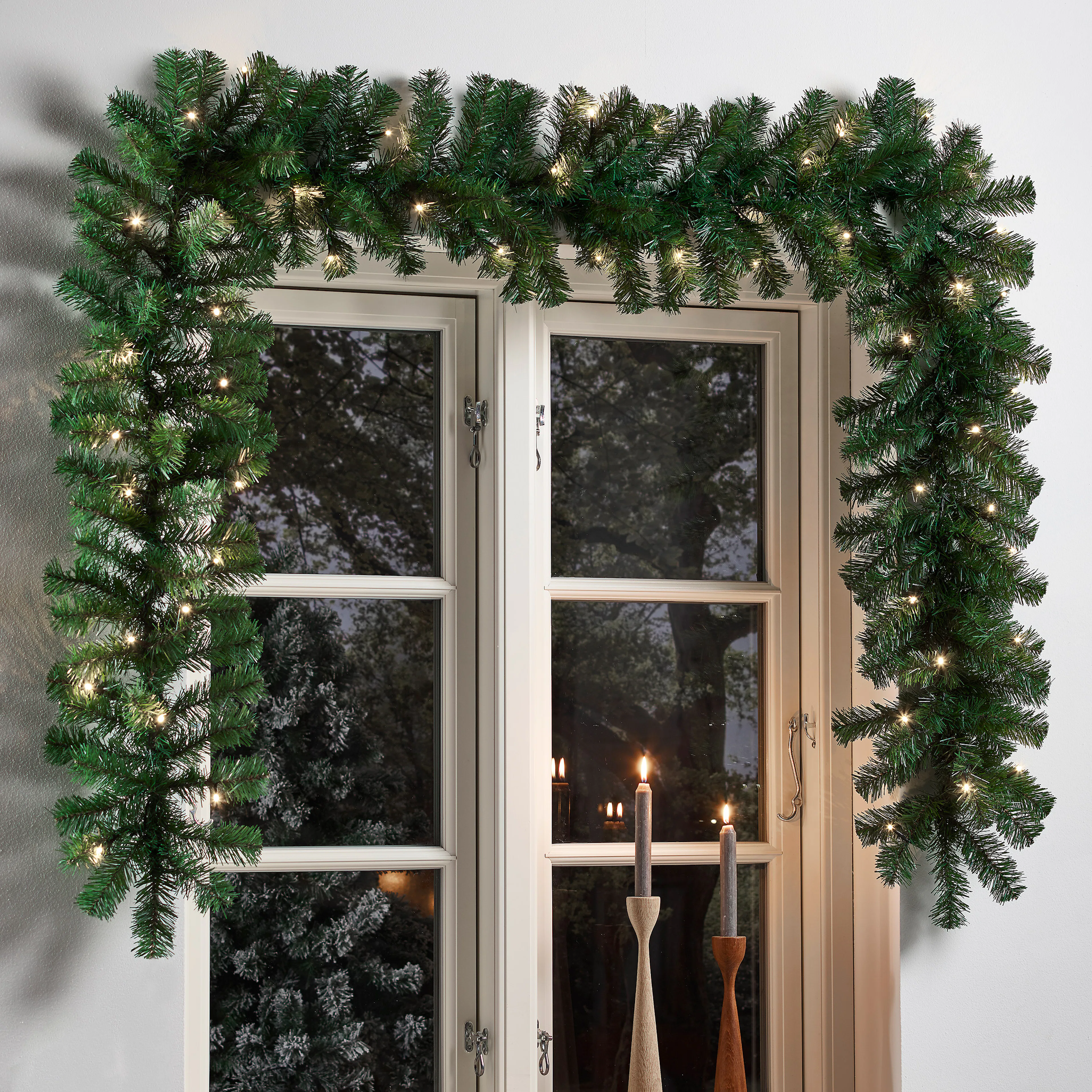 Girlang Nordic Winter Batteridriven inkl Ljus