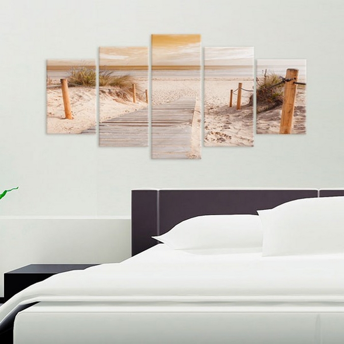 Tavla Arkiio Morning On The Beach Sepia