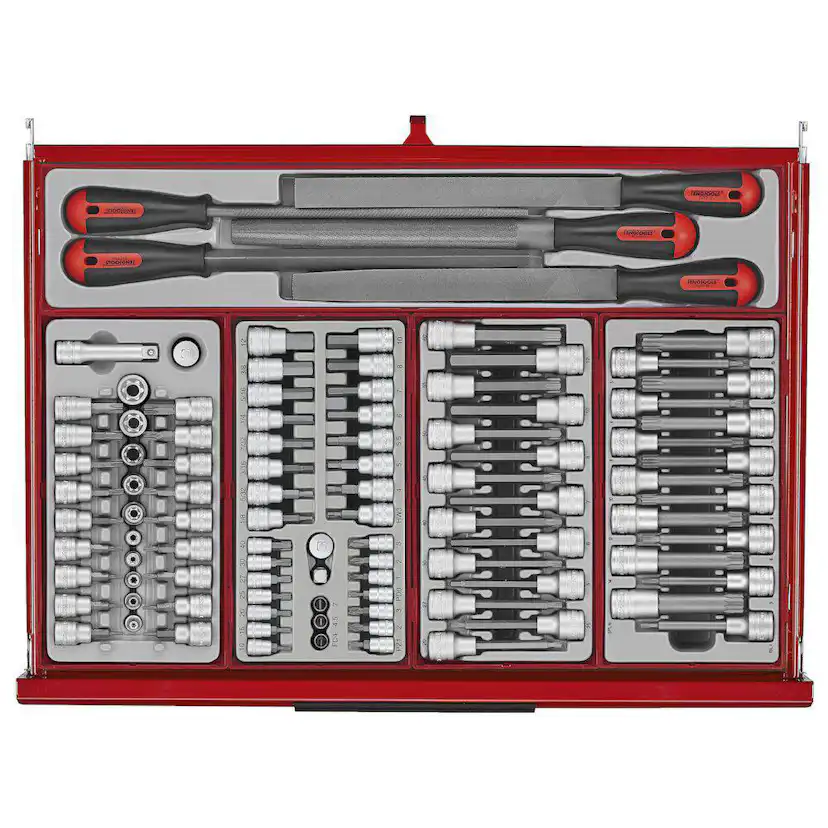 Verktygsset Teng Tools 1008 -Delar Svart