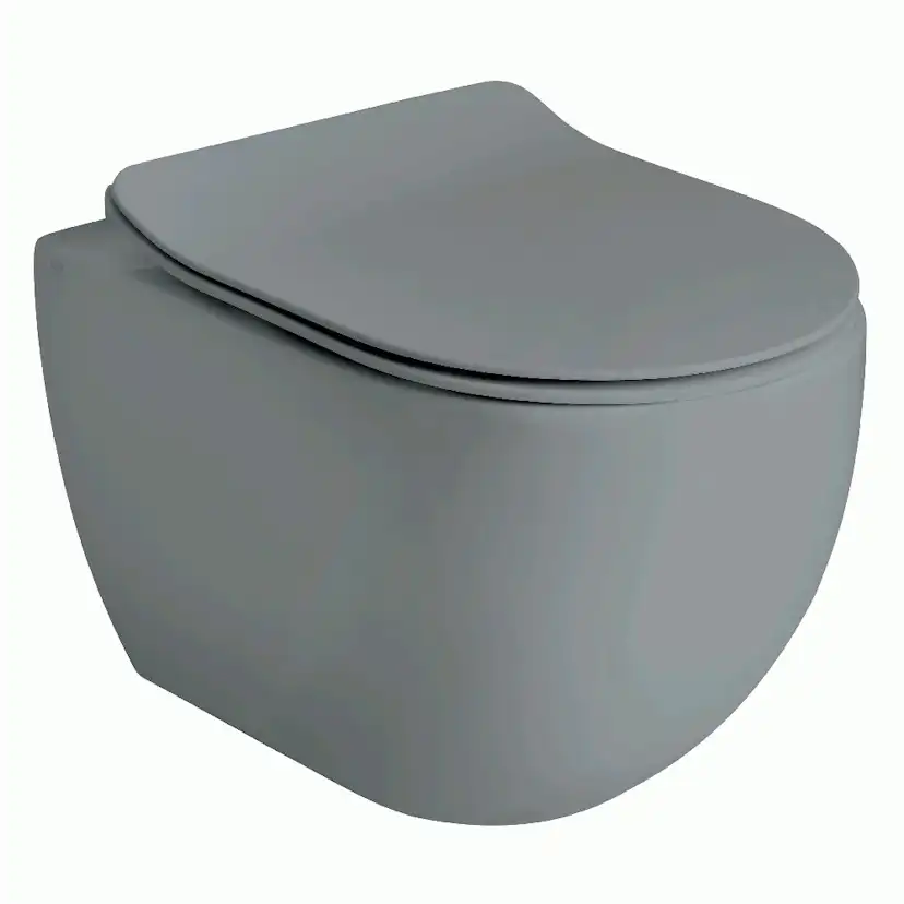 Toalettsits Lavabo Glomp Mini Slim Mjukstängande Hårdsits