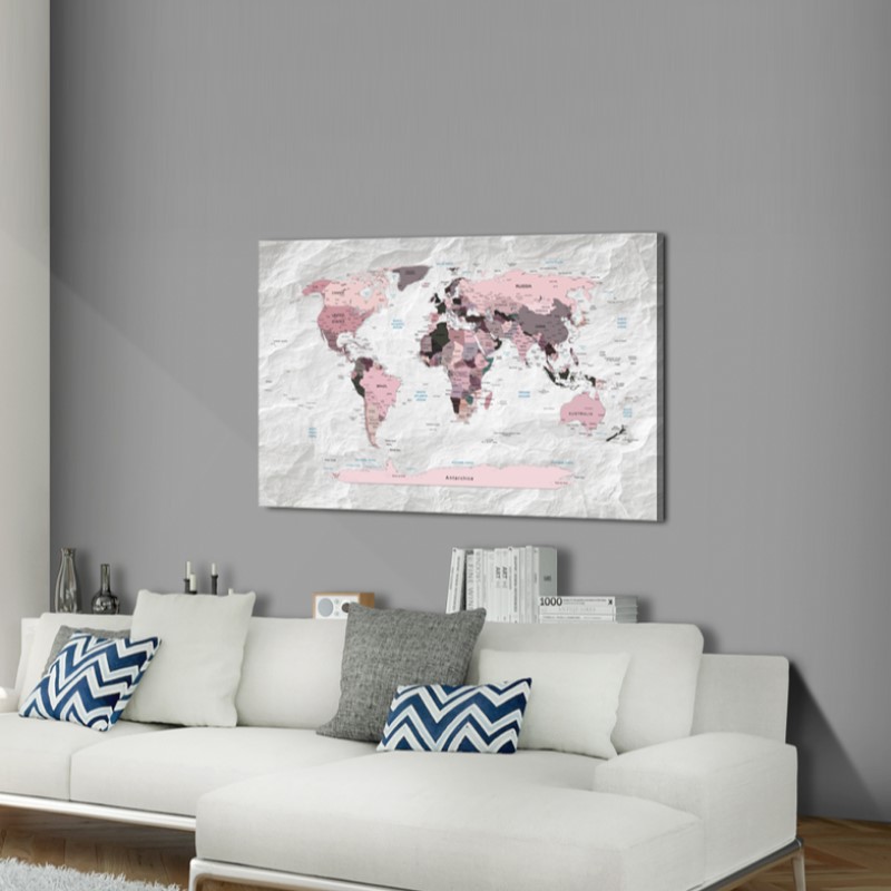 Anslagstavla Arkiio Pink Continents