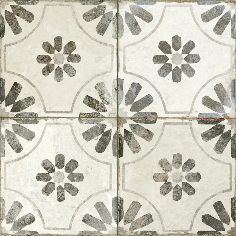 Klinker Tenfors FS Blume Black 45x45 cm
