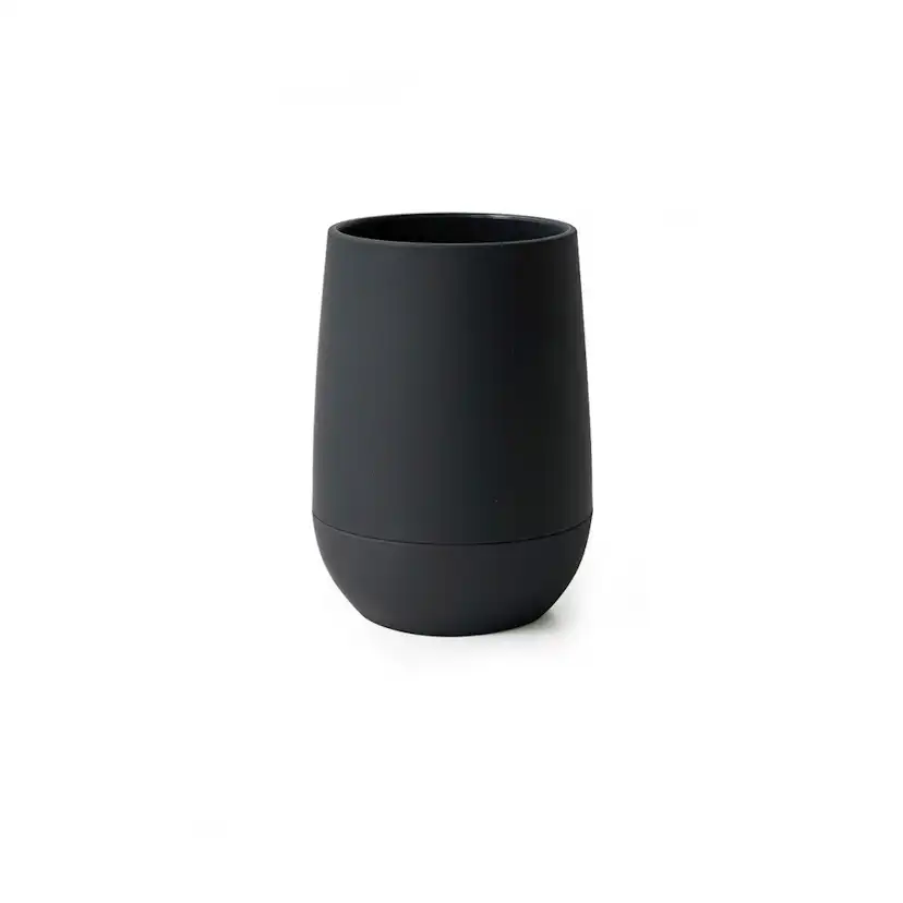 Tandborstmugg Habo Acacia Svart