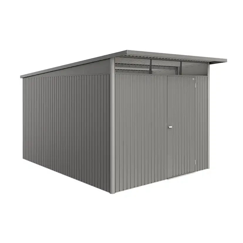 Redskapsbod Biohort Avantgarde Eco A8 Metallic Kvartsgrå Standarddörr