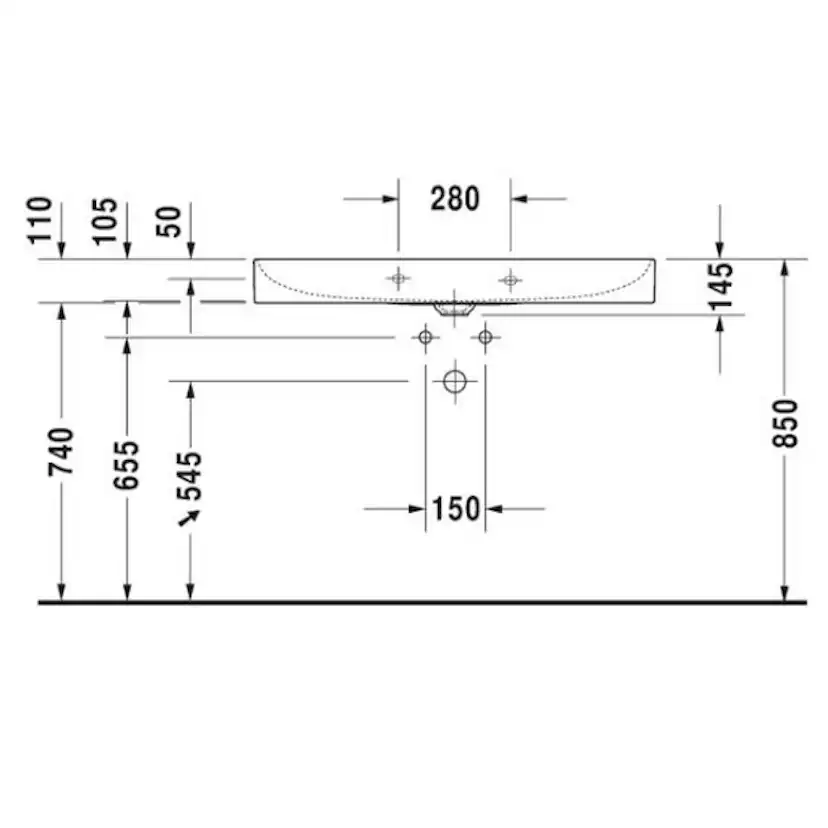 Tvättställ Duravit DuraSquare