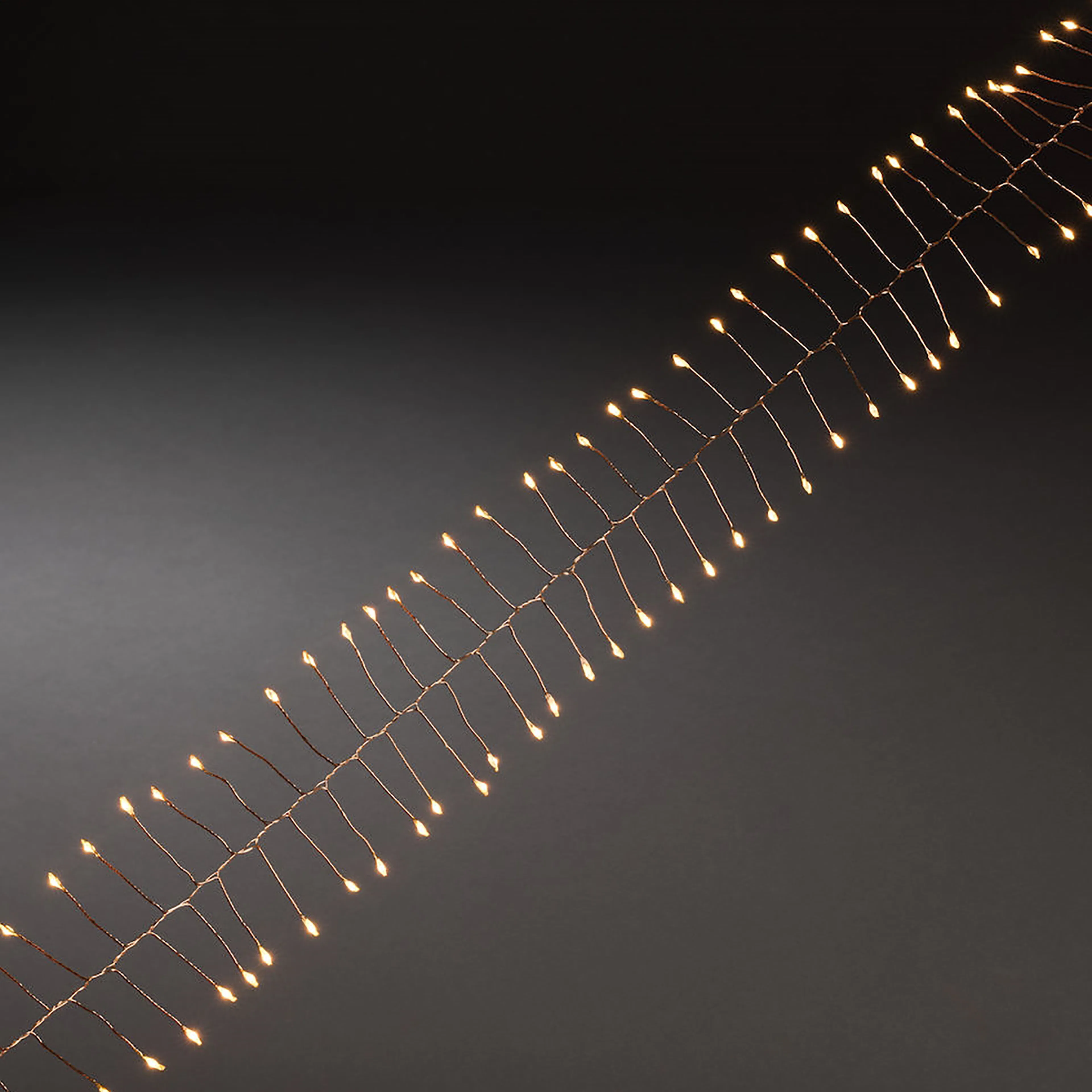 Slinga microcluster amber LED Amber/Koppar