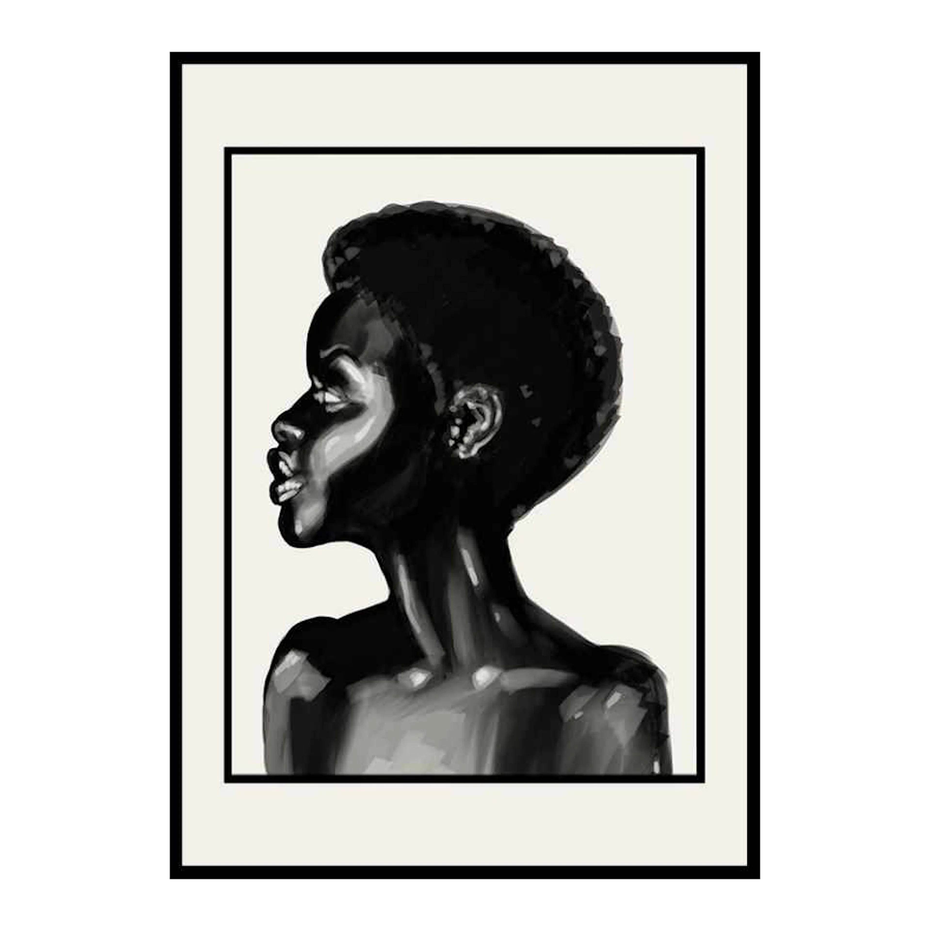 Poster Gallerix Femme Noire