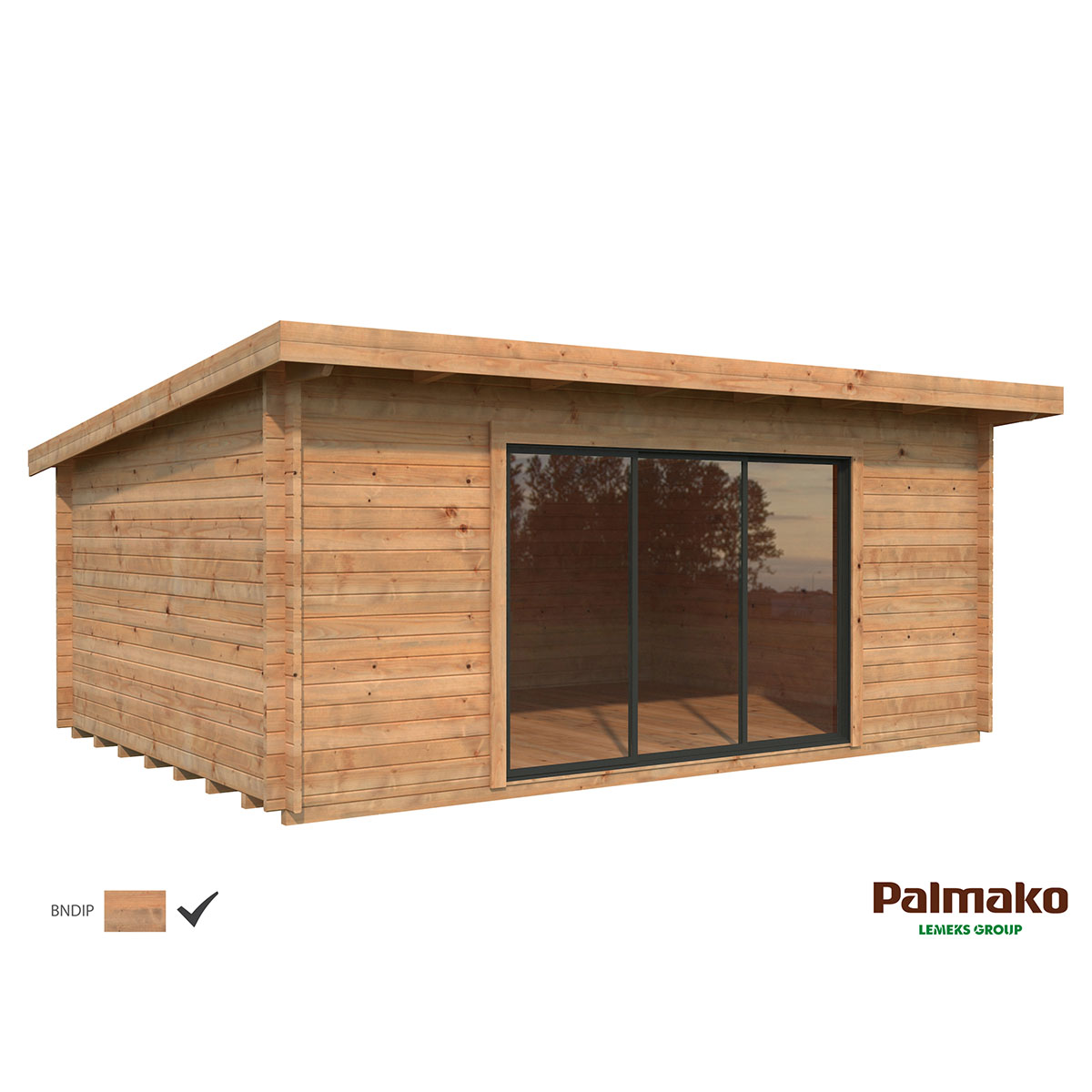 Stuga Palmako Lea 20,1 m2 (inv. 19,4 m2)