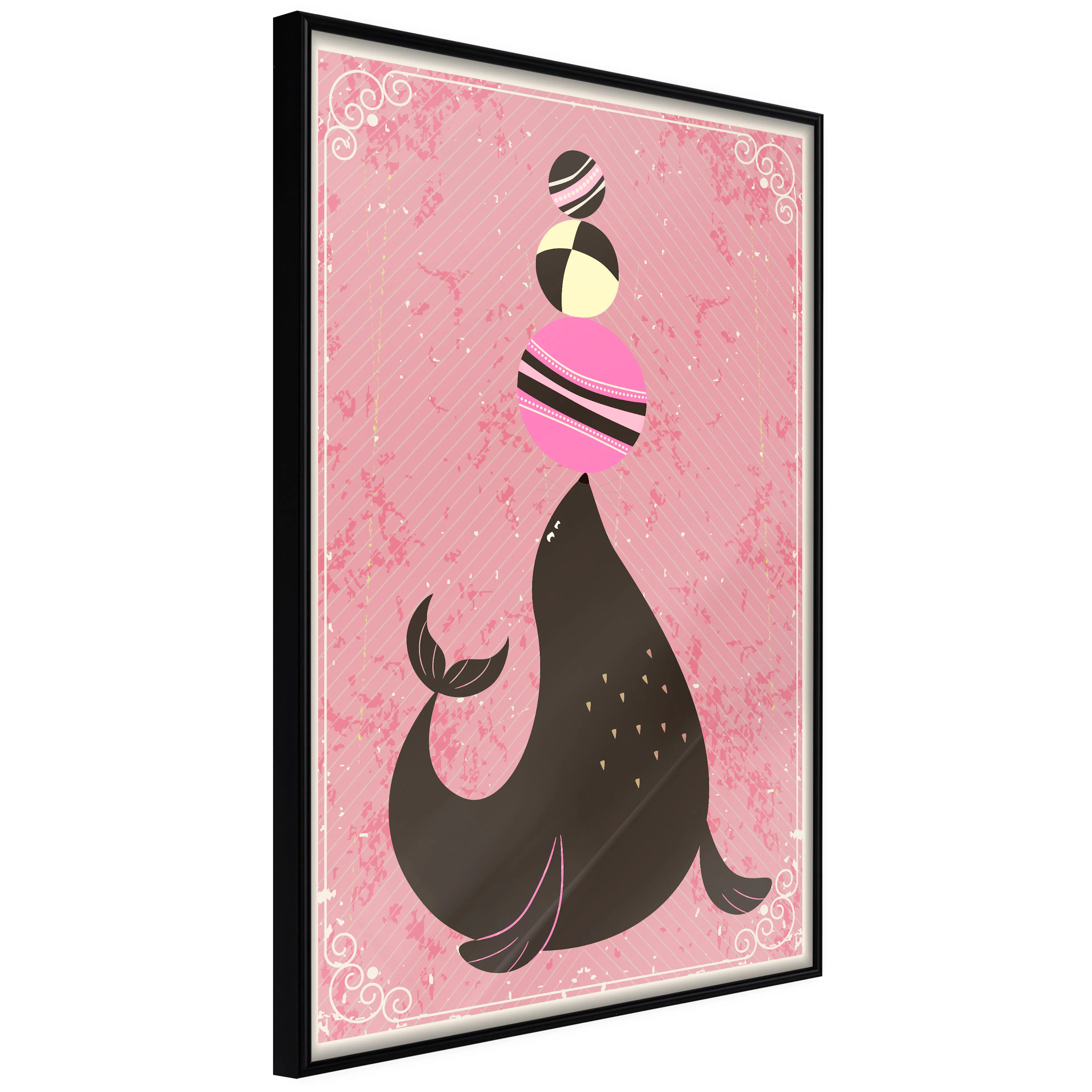 Affisch - Seal [Poster] 40x60 Svart ram, 40x60 cm