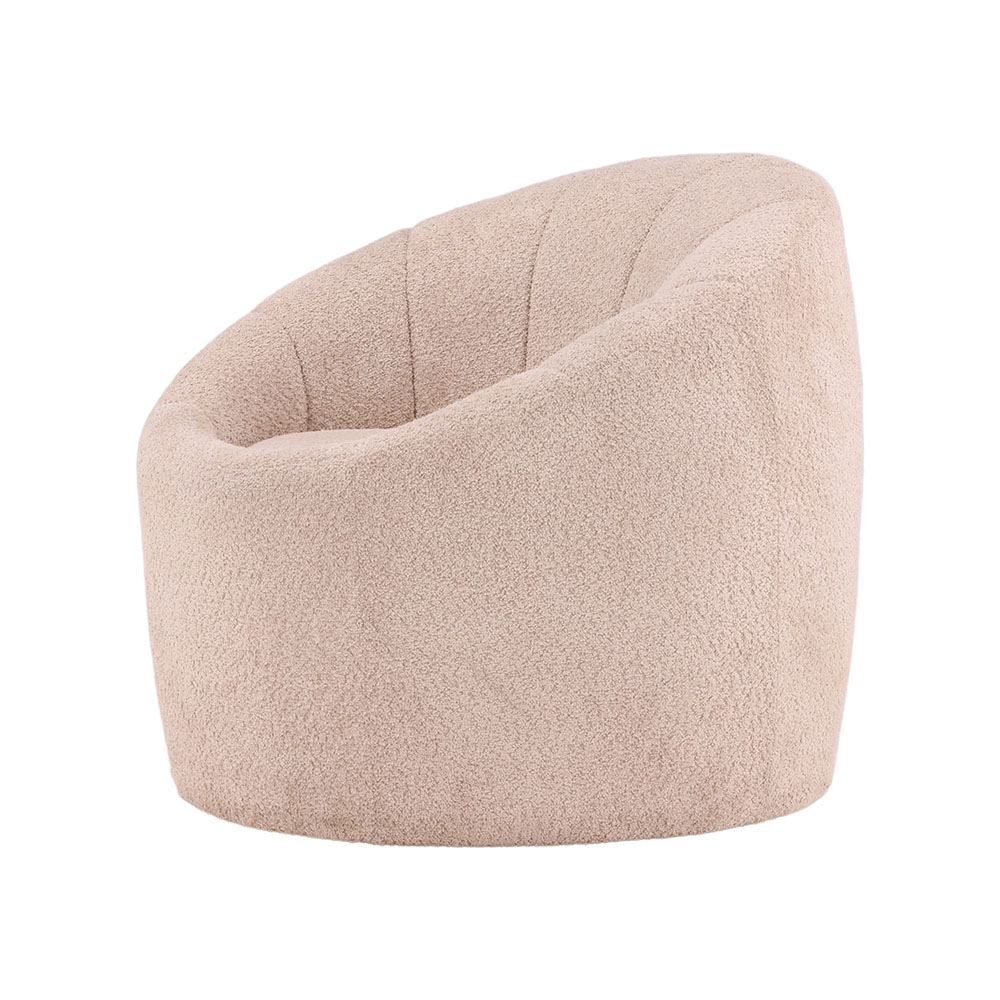 Warren Single Sofa - Beige / Beige Boucle Beige