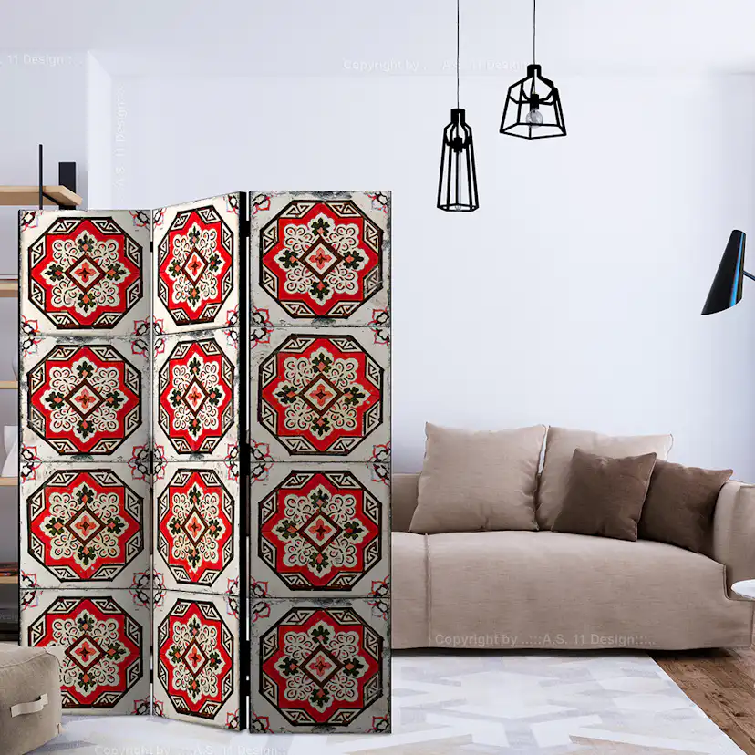 Rumsavdelare Arkiio Dance Of Red Line 135x172 cm