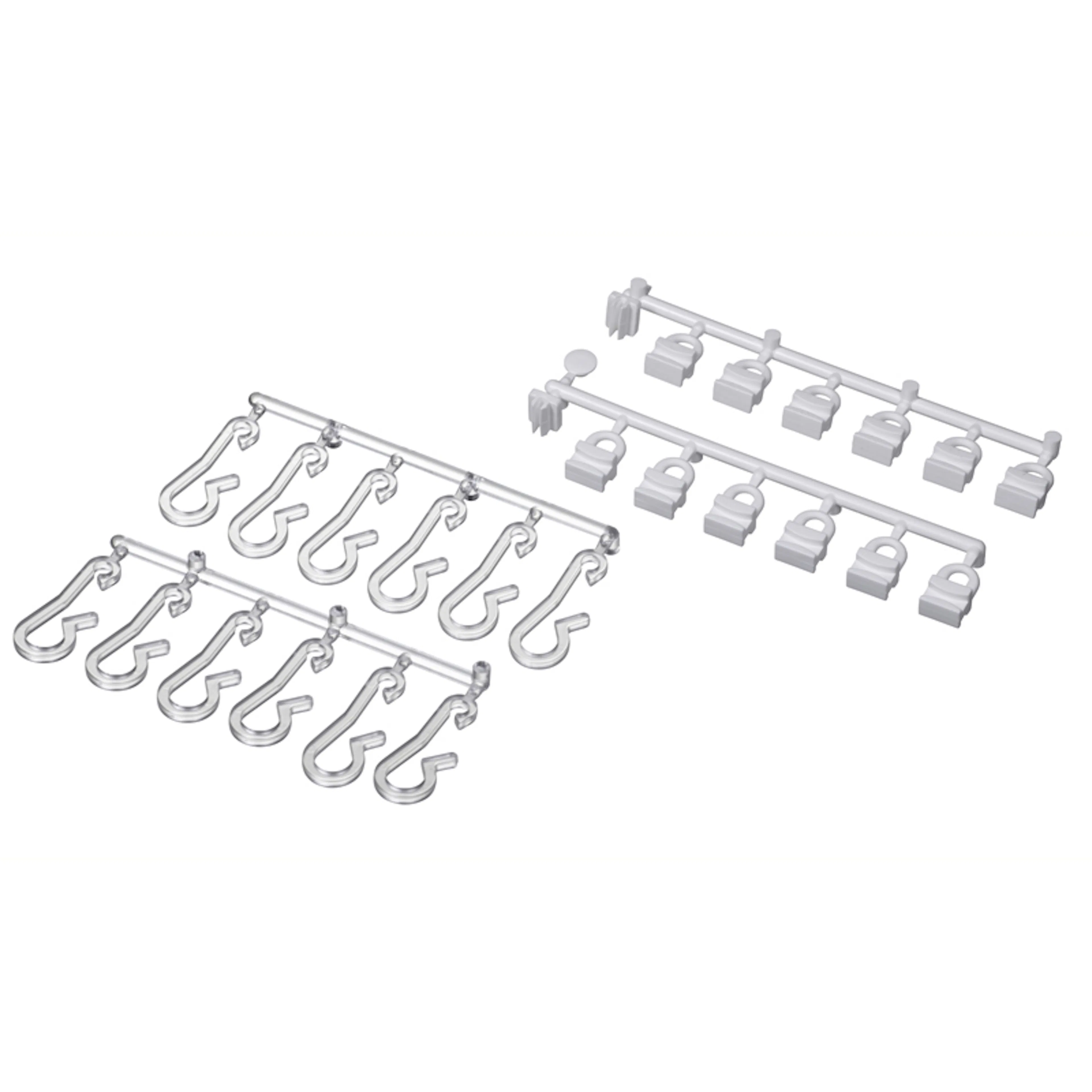 Draperikrokar Leijma Stabil Vit