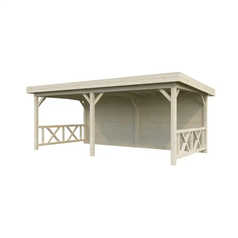 Lenna 16,6 m2 Set 308 PNT9016W5 Behandling: Målad vit