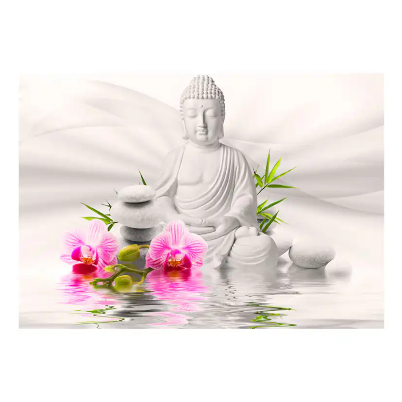 Fototapet Arkiio Buddha And Orchids