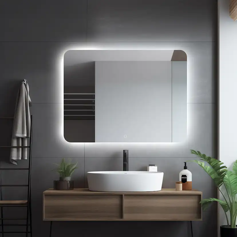 Spegel Lavabo Studio LED