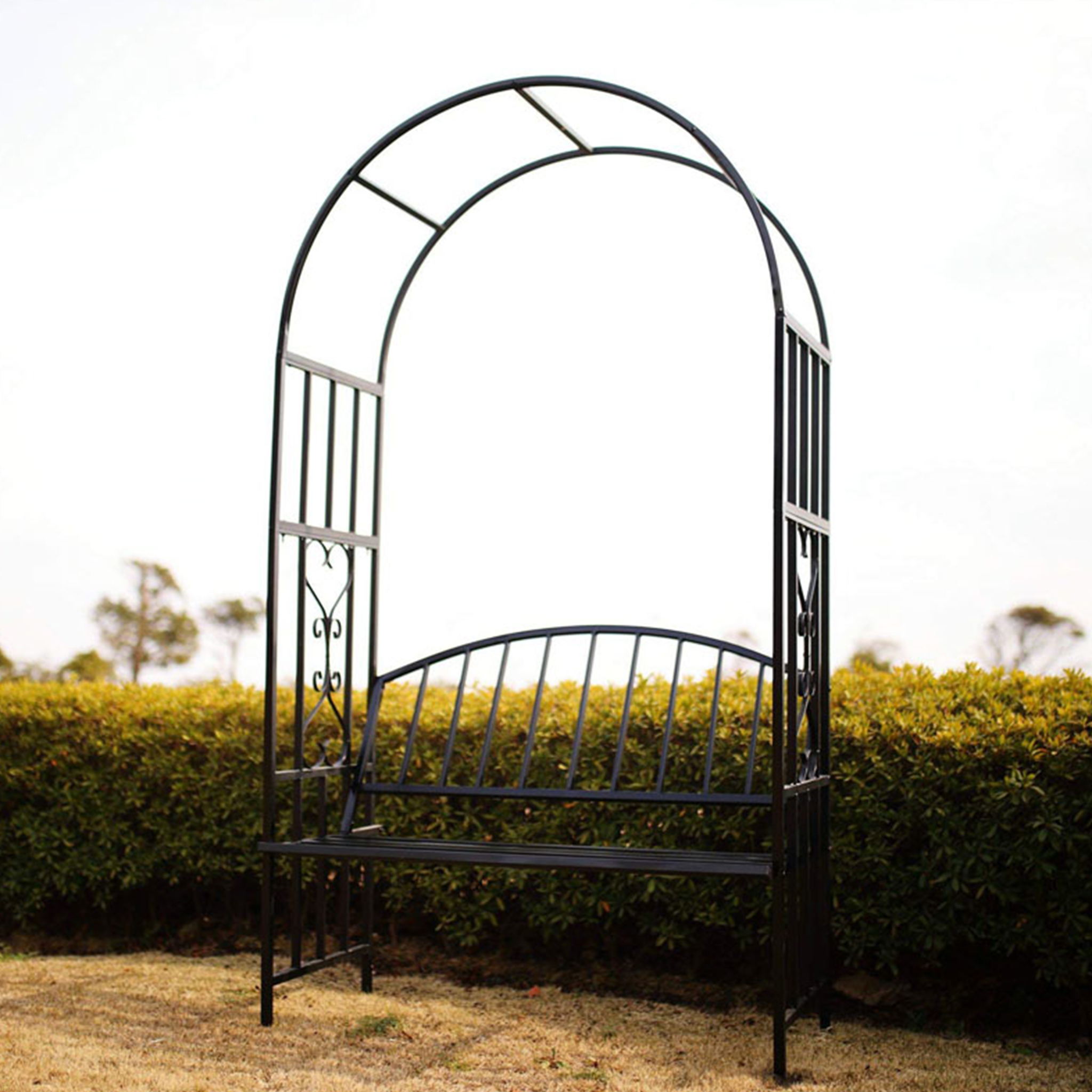 Rosenbåge Metalcraft med Sittbänk