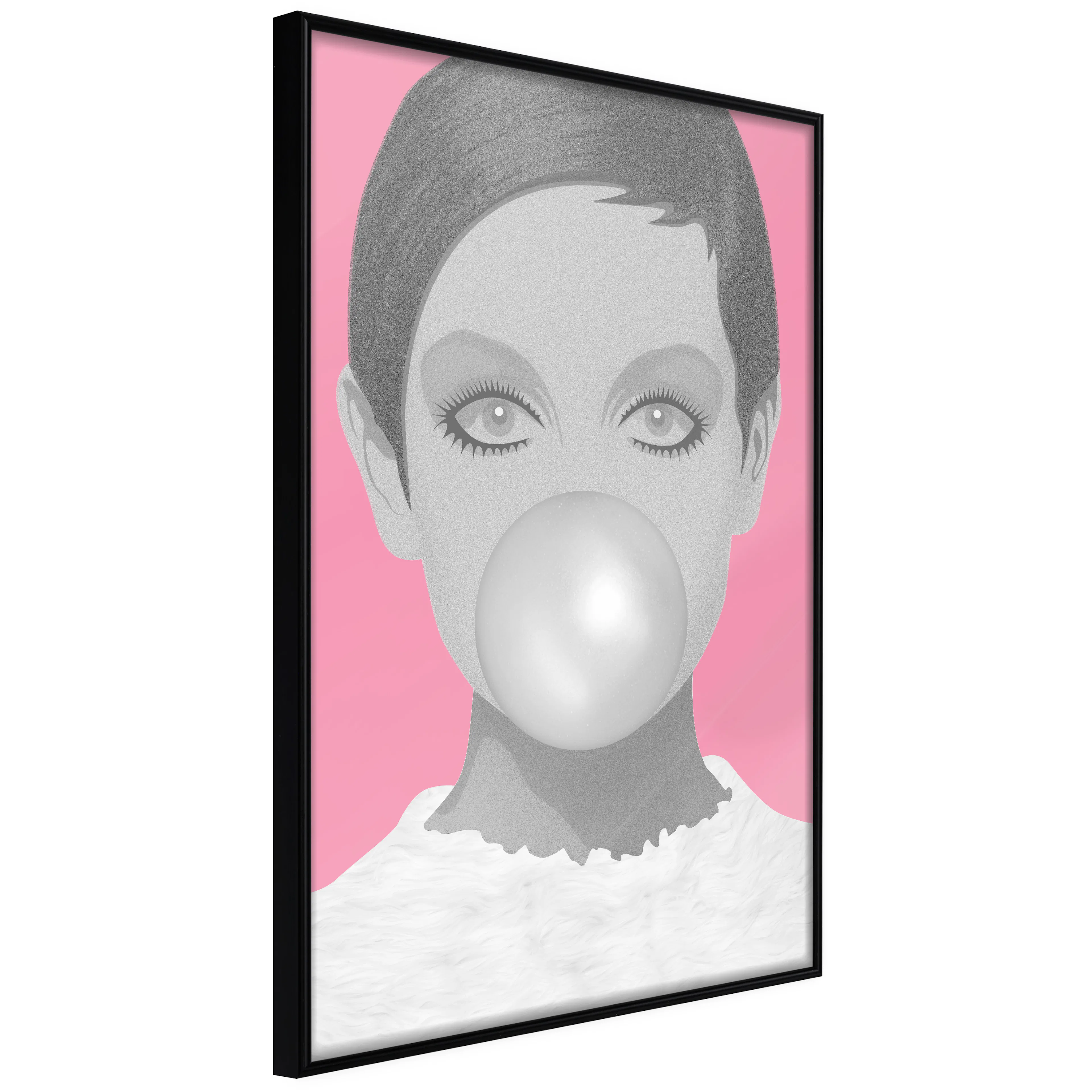Affisch - Bubble Gum [Poster] 40x60 Svart ram, 40x60 cm