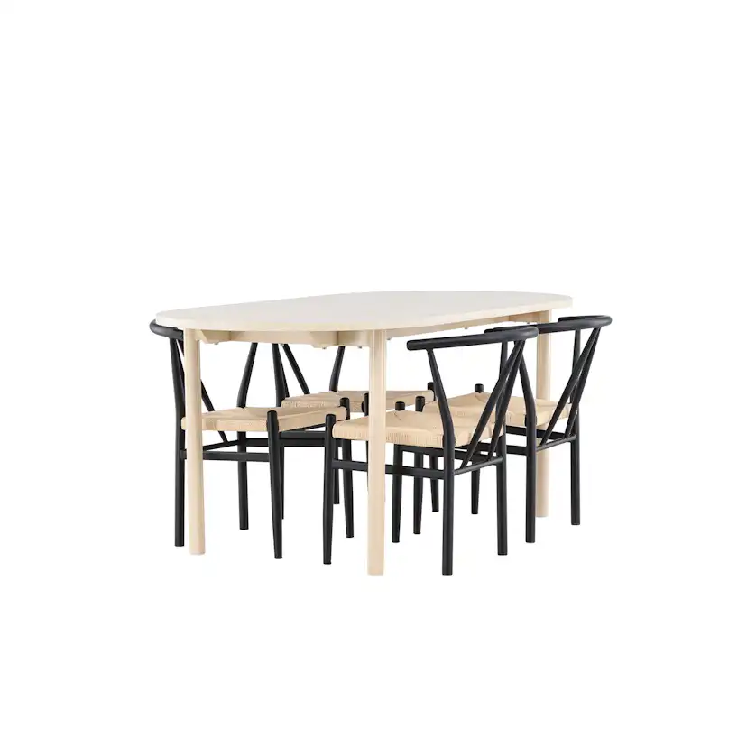 Matgrupp Venture Home Andy 180 med 4 st Alfons Stolar