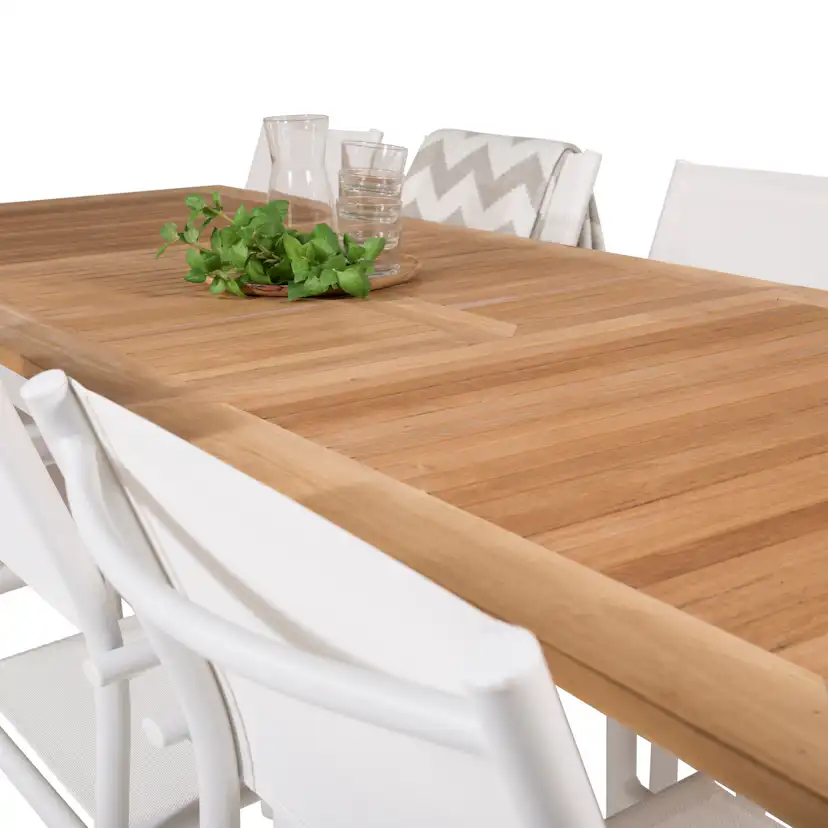 Matgrupp Venture Home Perla 160/240 med 8 Siri Matstolar