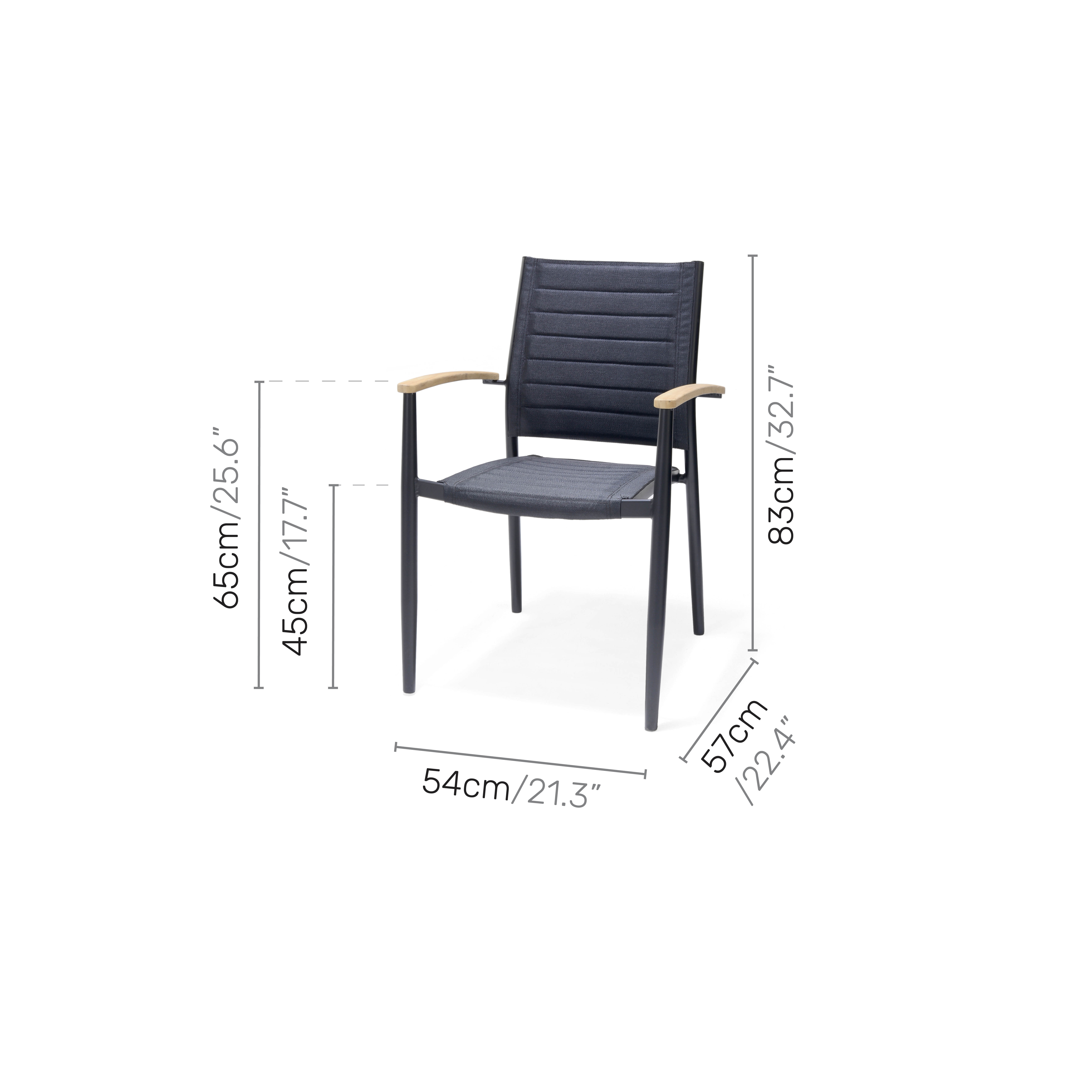 Matgrupp LifestyleGarden Portals 160 cm med 4 Lite Stolar