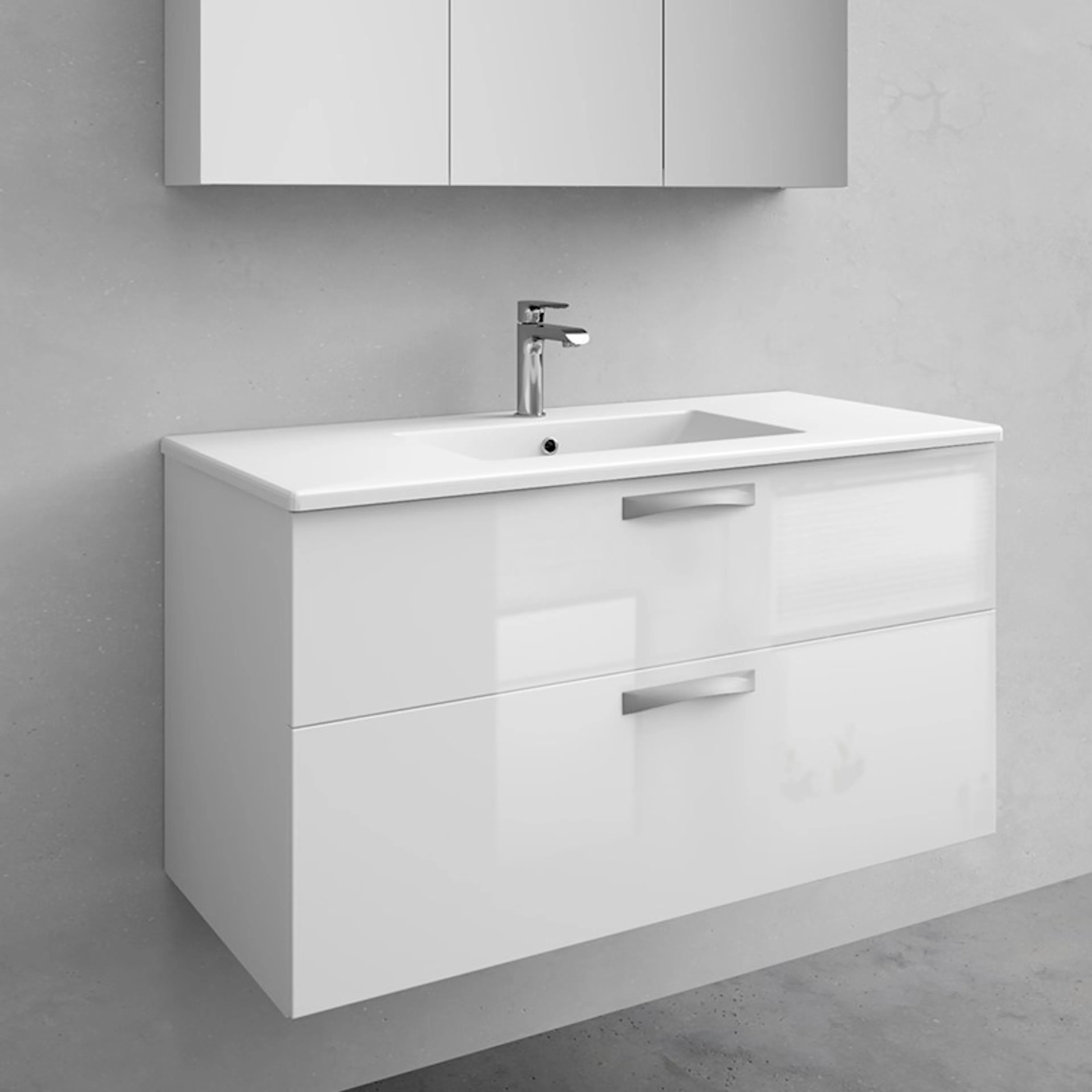 KOMMOD CITY VIT BLANK 1000 Blank Vit, Bredd: 1000 mm