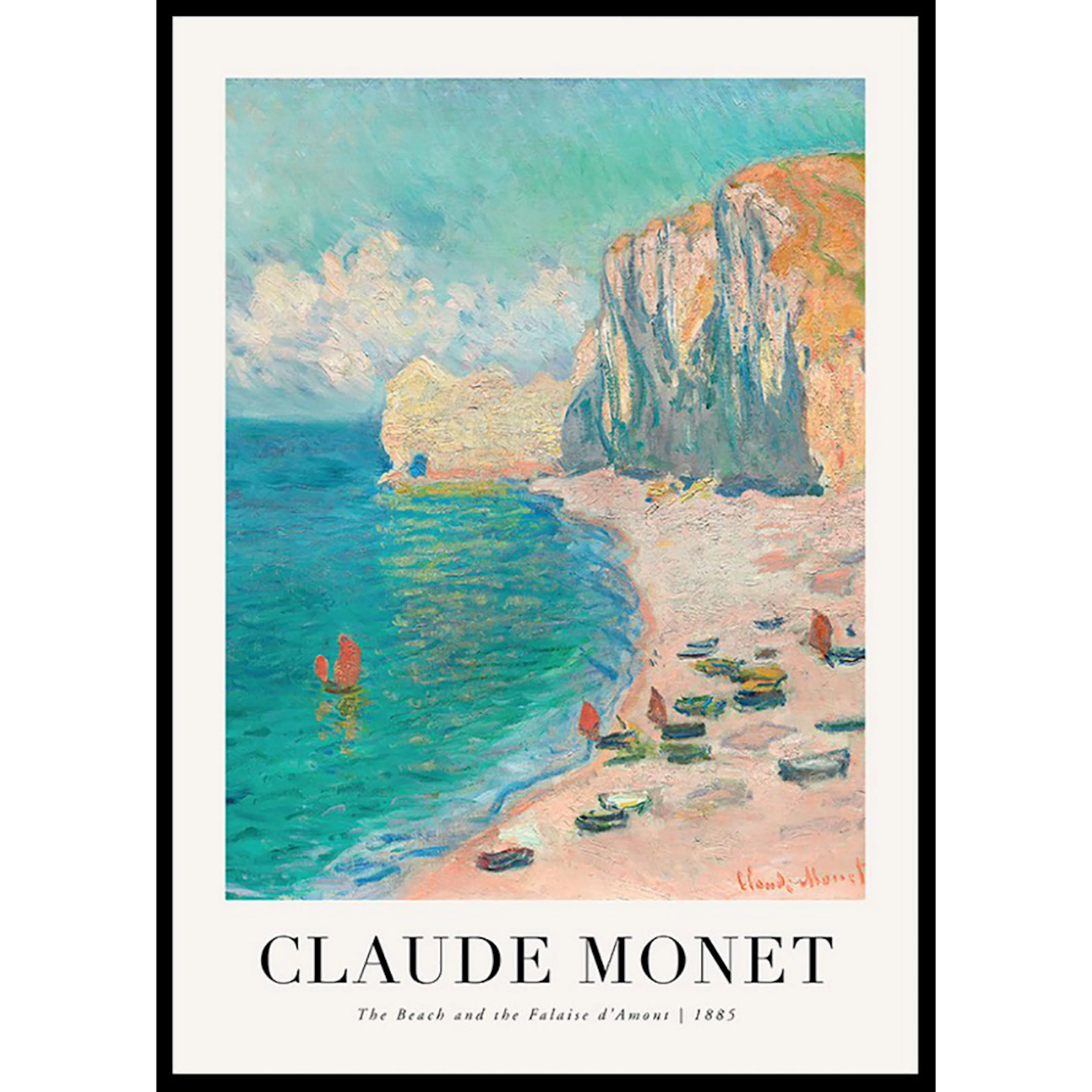 Poster Gallerix The Beach 1885 By Claude Monet