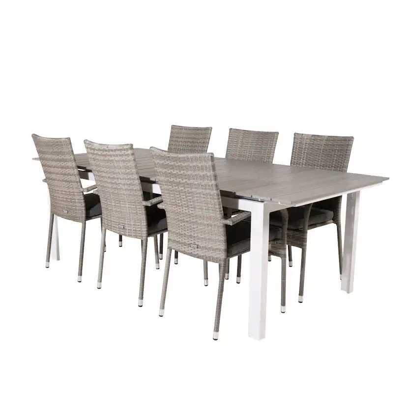Matgrupp Venture Home Lova 224/324 med 6 Asta Stolar