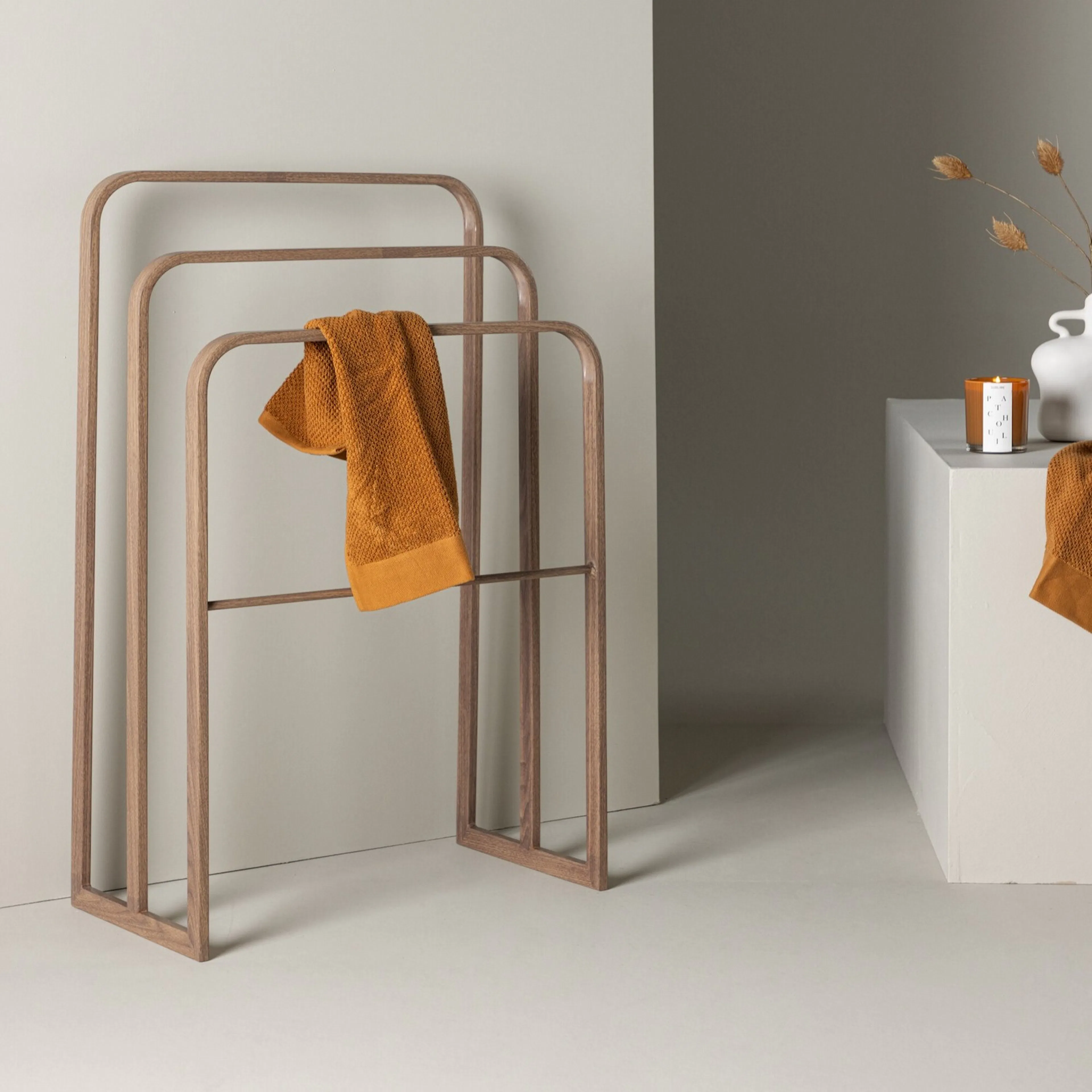 Drammen Clothing Hanger - Mocca / Steel Brun