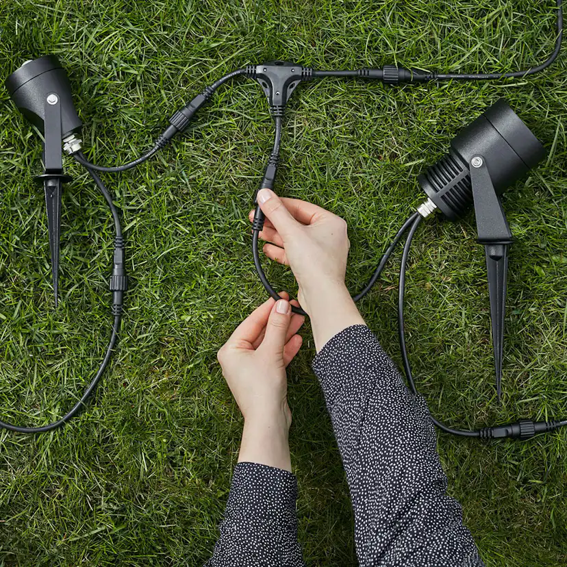Y-koppling El-Kabel Markslöjd Garden 24 för Utebelysning