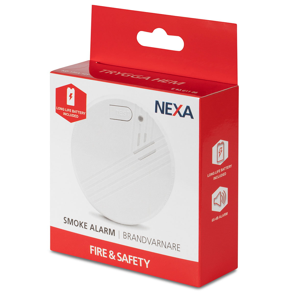 Brandvarnare Nexa KD-134A 10 år batteri