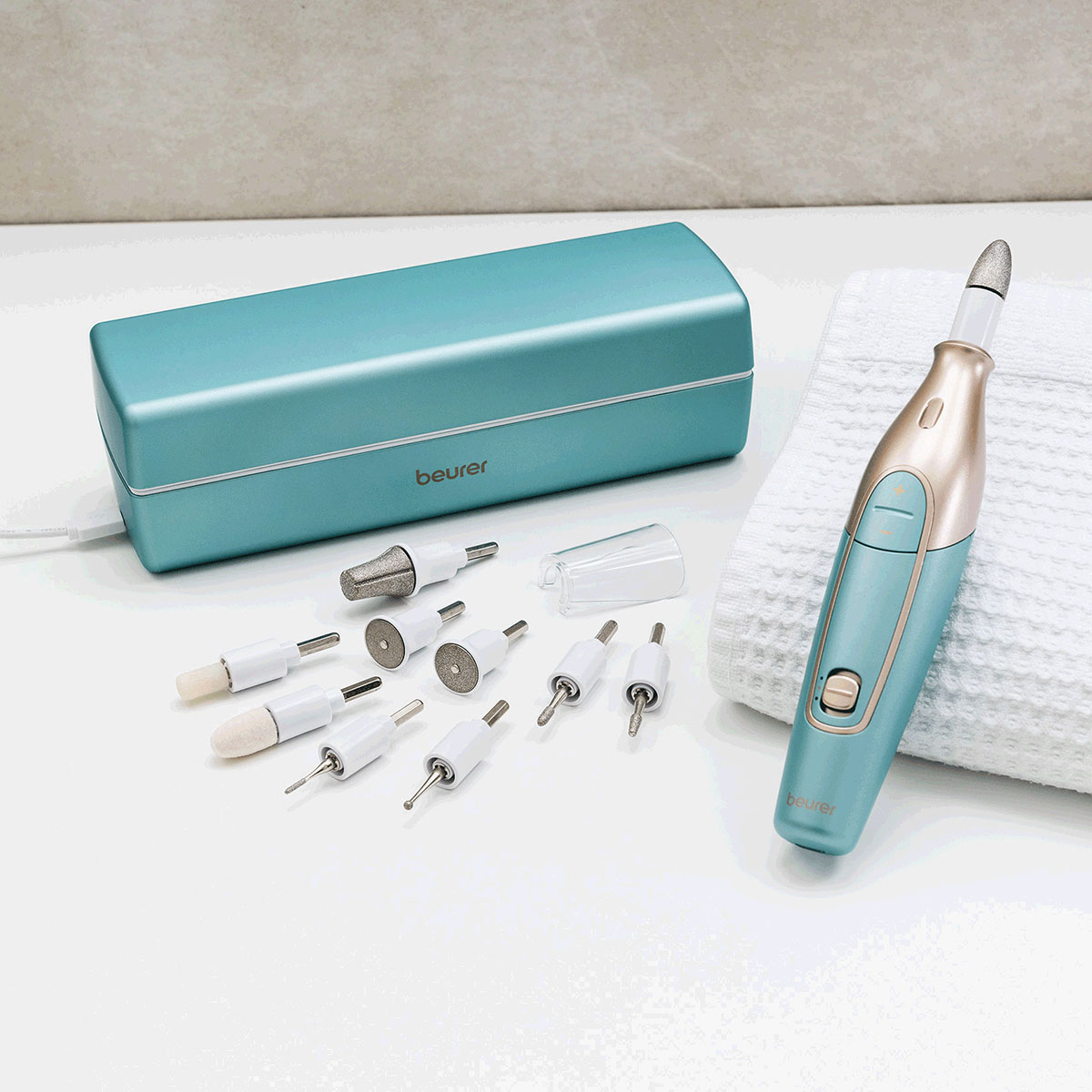 Manikyr- & Pedikyrset Beurer Uppladdningsbar MP 84