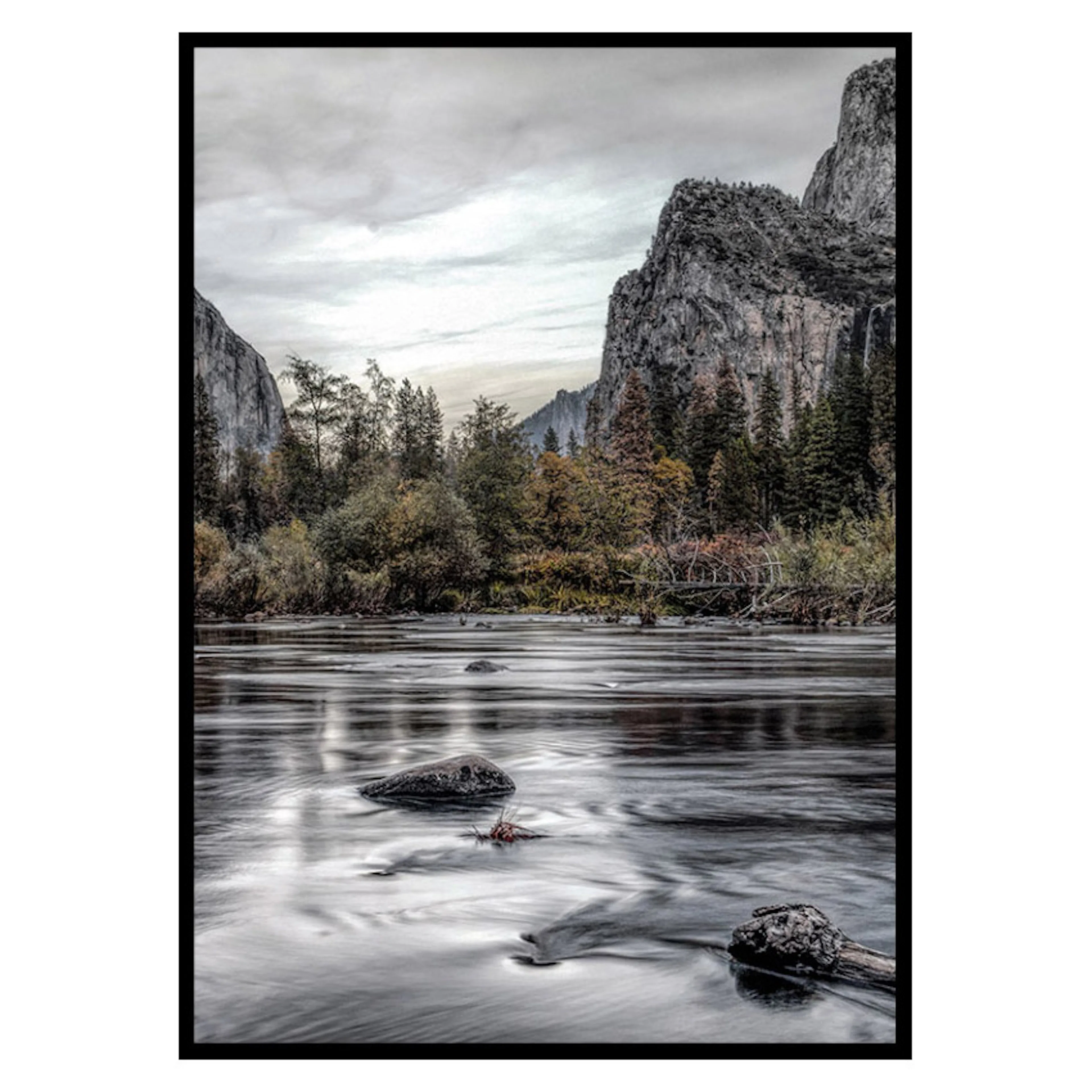 Poster Gallerix Yosemite River