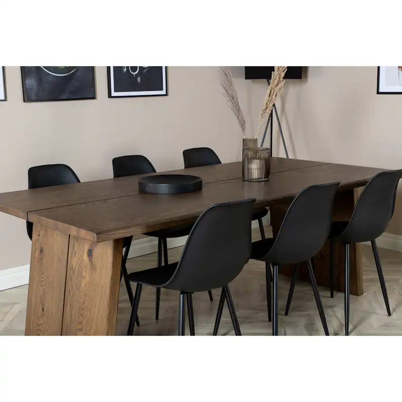 Matgrupp Venture Home Lotus med 6 Pop Stolar