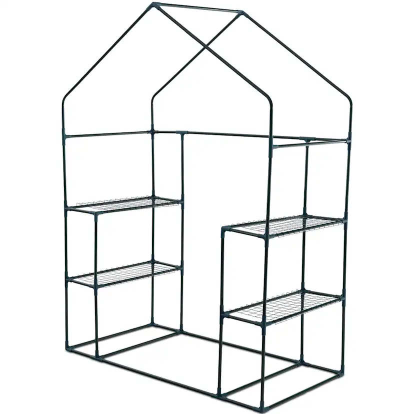 Växthus Metalcraft 1,04 kvm Transparent Rektangulärt