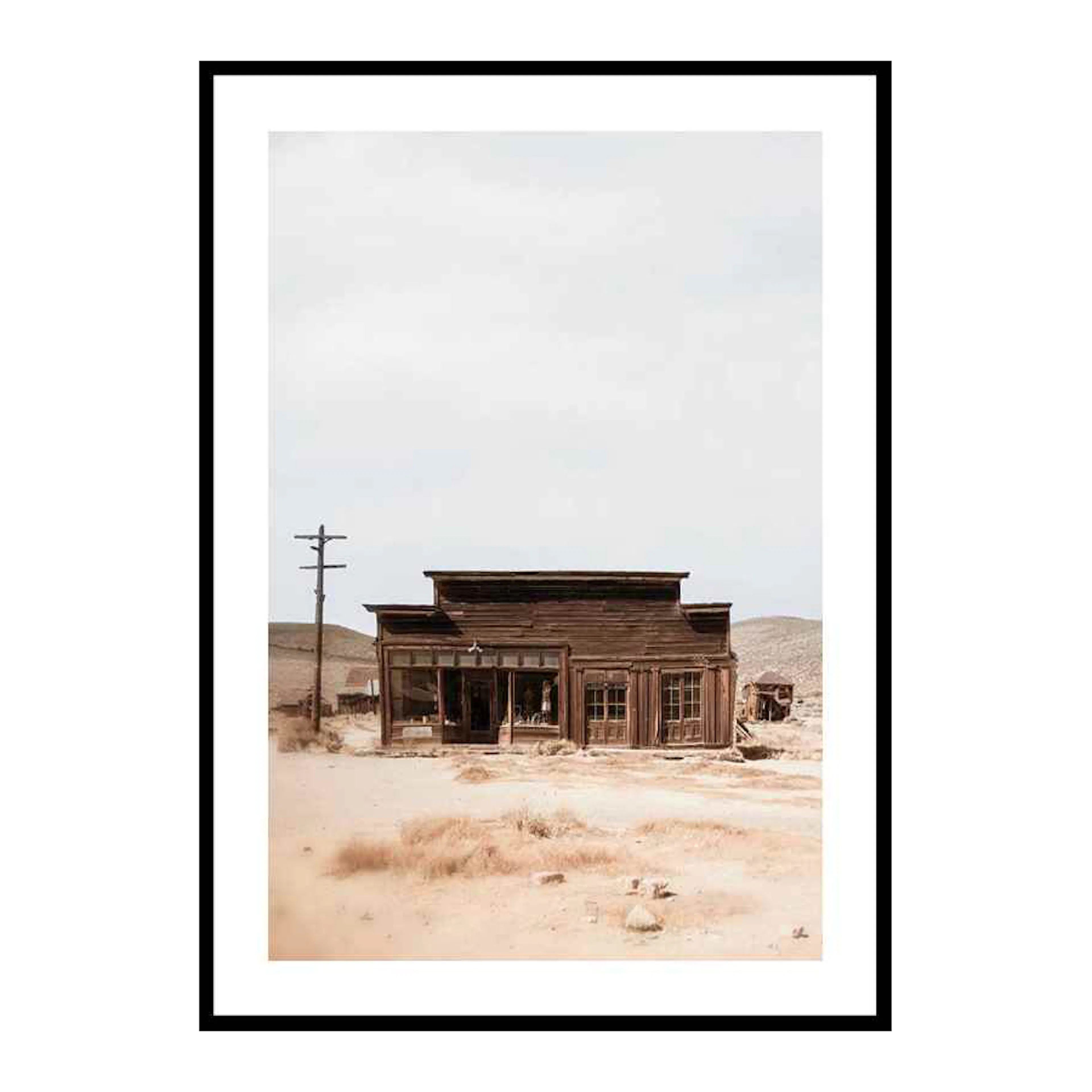 Poster Gallerix Wooden House In Desert