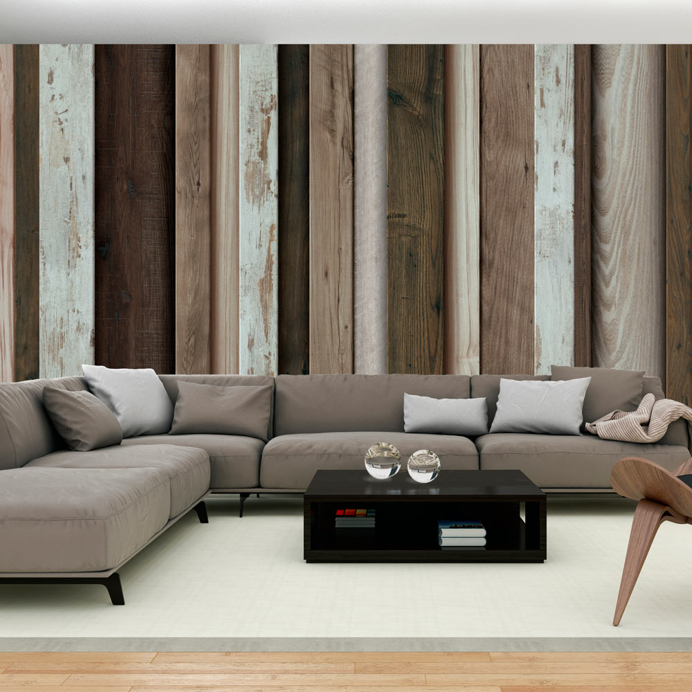 Fototapet Arkiio Självhäftande Wooden Fan 490x280