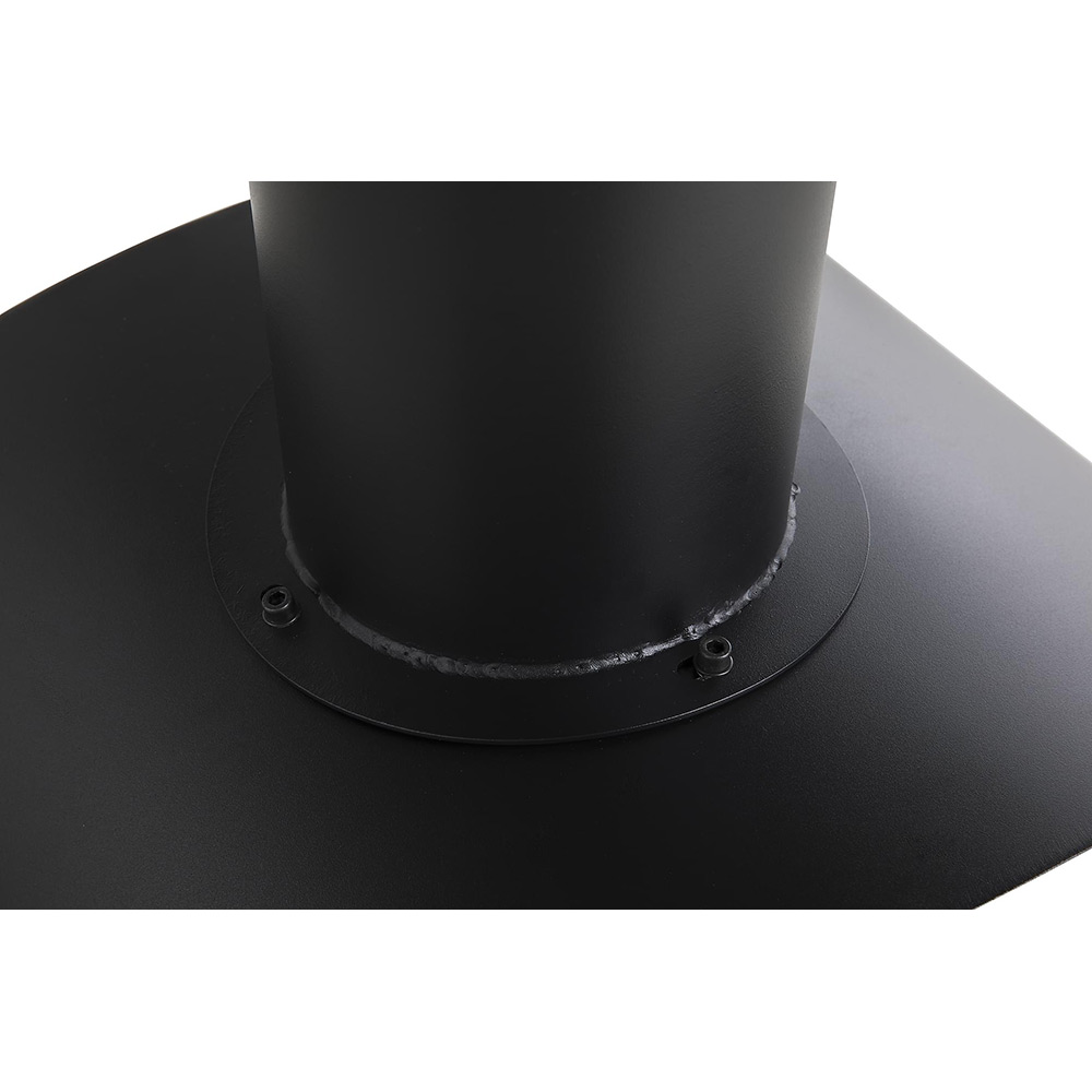 Braskamin Arkiio Mauro Svart Takhängd Etanolkamin i Stål