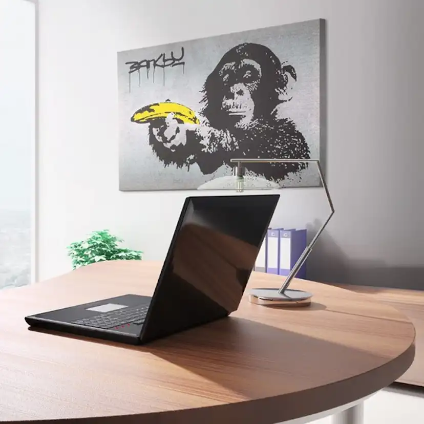 Tavla Arkiio Stoppa Eller Apan Skjuter Banksy