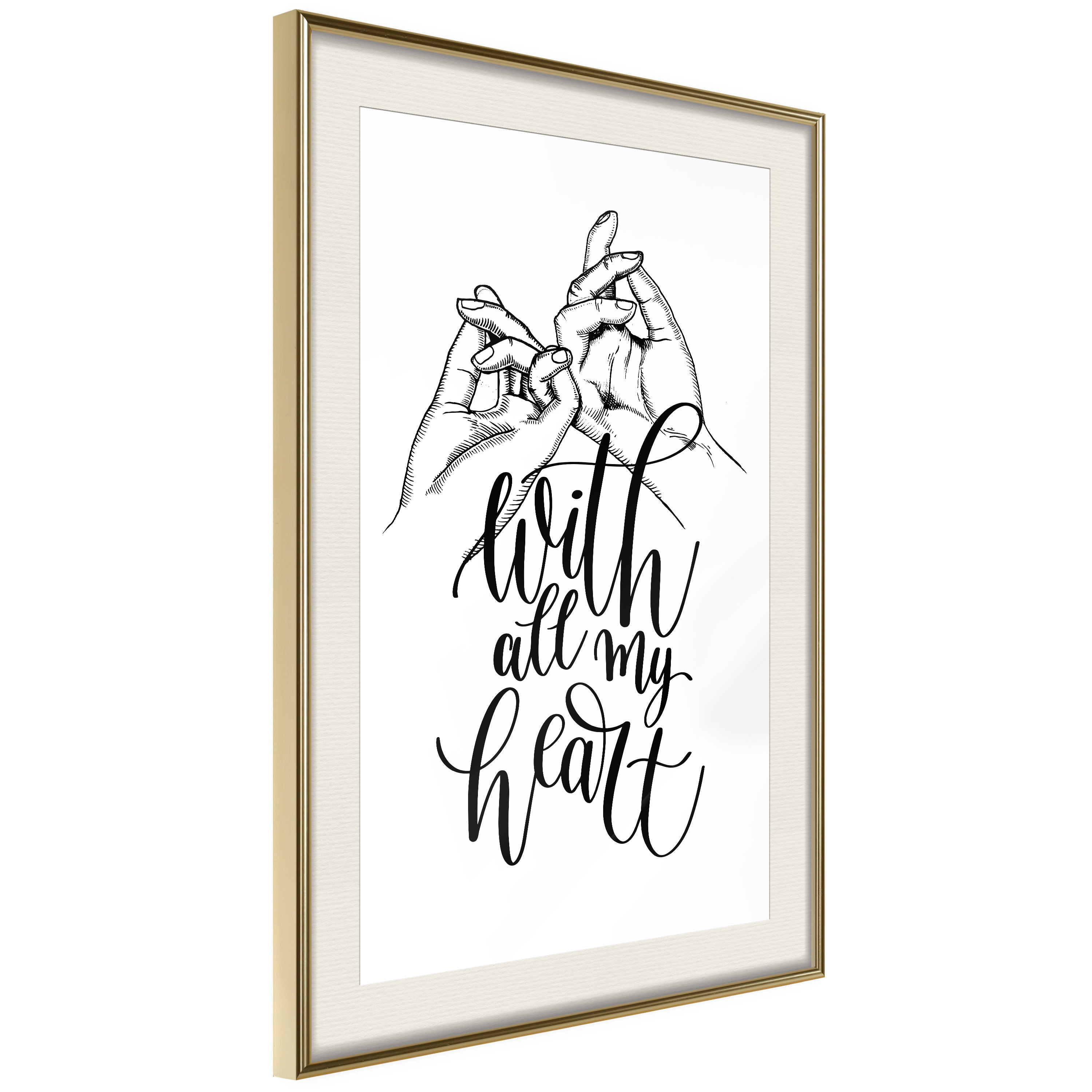 Poster Artgeist Affisch With All My Heart