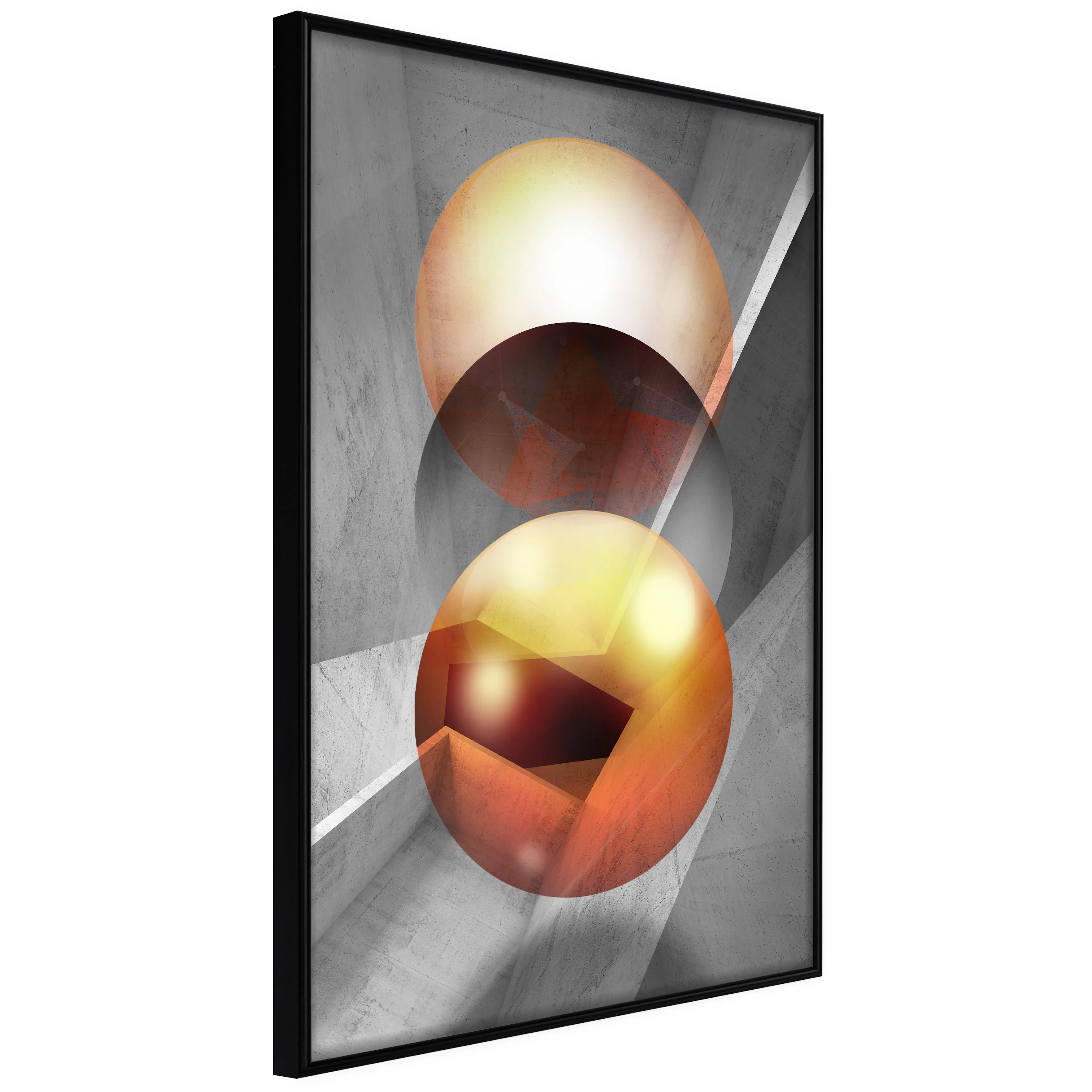Affisch - Newton's Cradle [Poster] 40x60 Svart ram, 40x60 cm