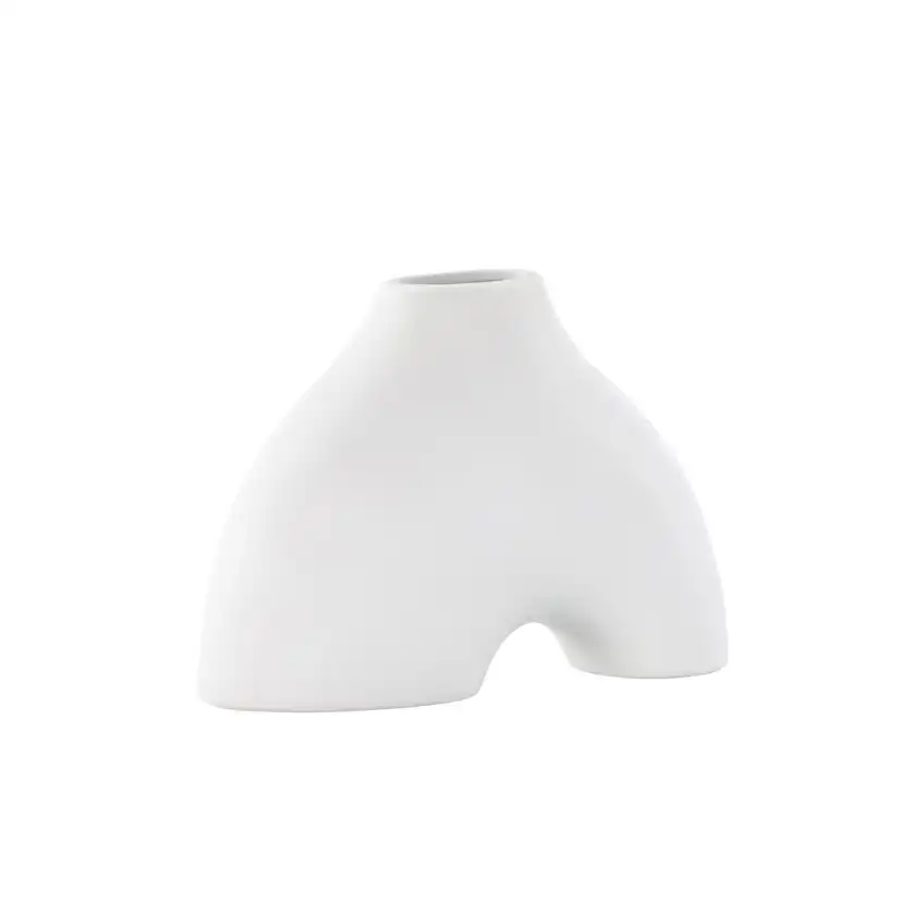 Kento Vase - White - 21*8*15Hcm Vit
