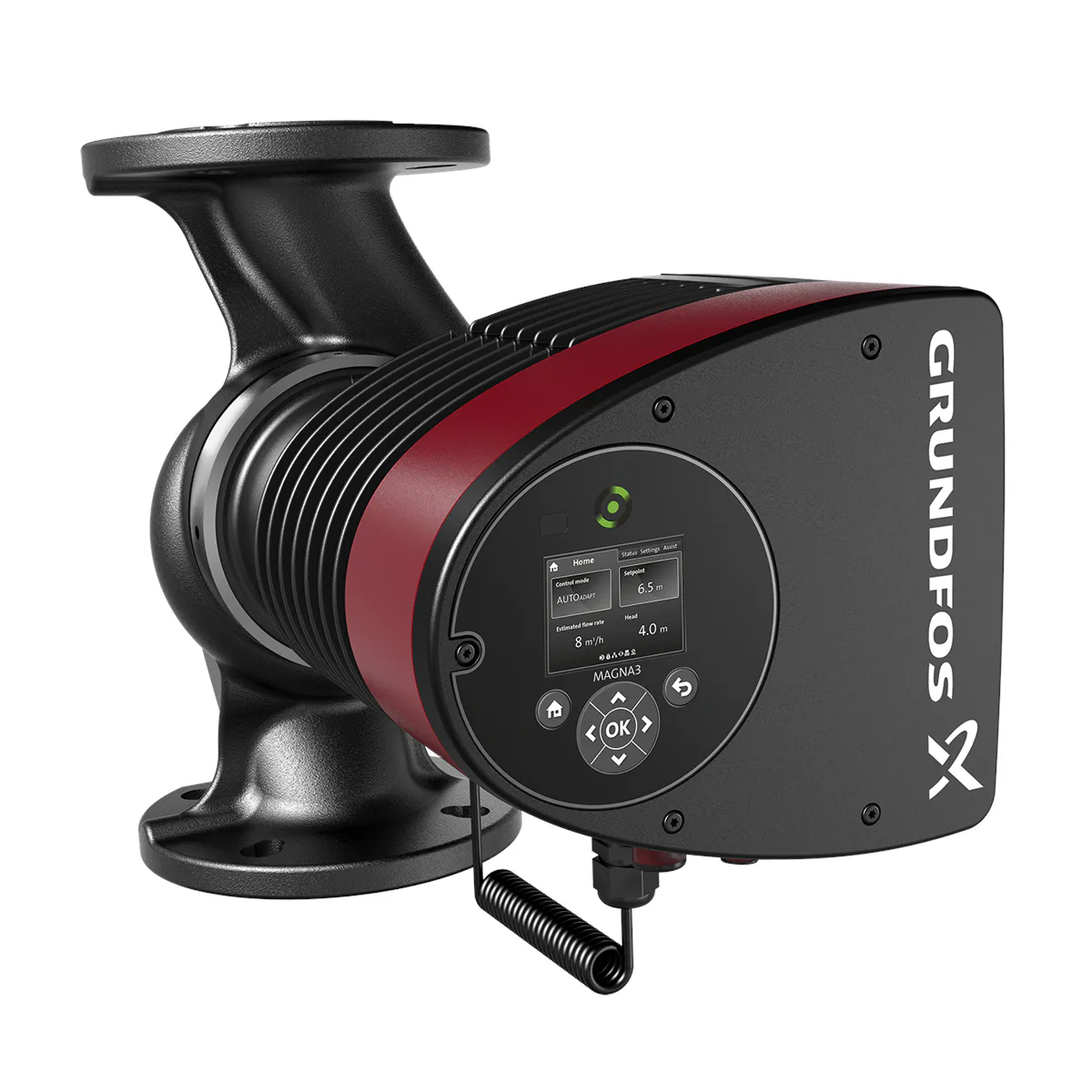GRUNDFOS MAGNA3 80-120 F CIRKULATIONSPUMP Modell: 80-120 F, Tryckbar: 6