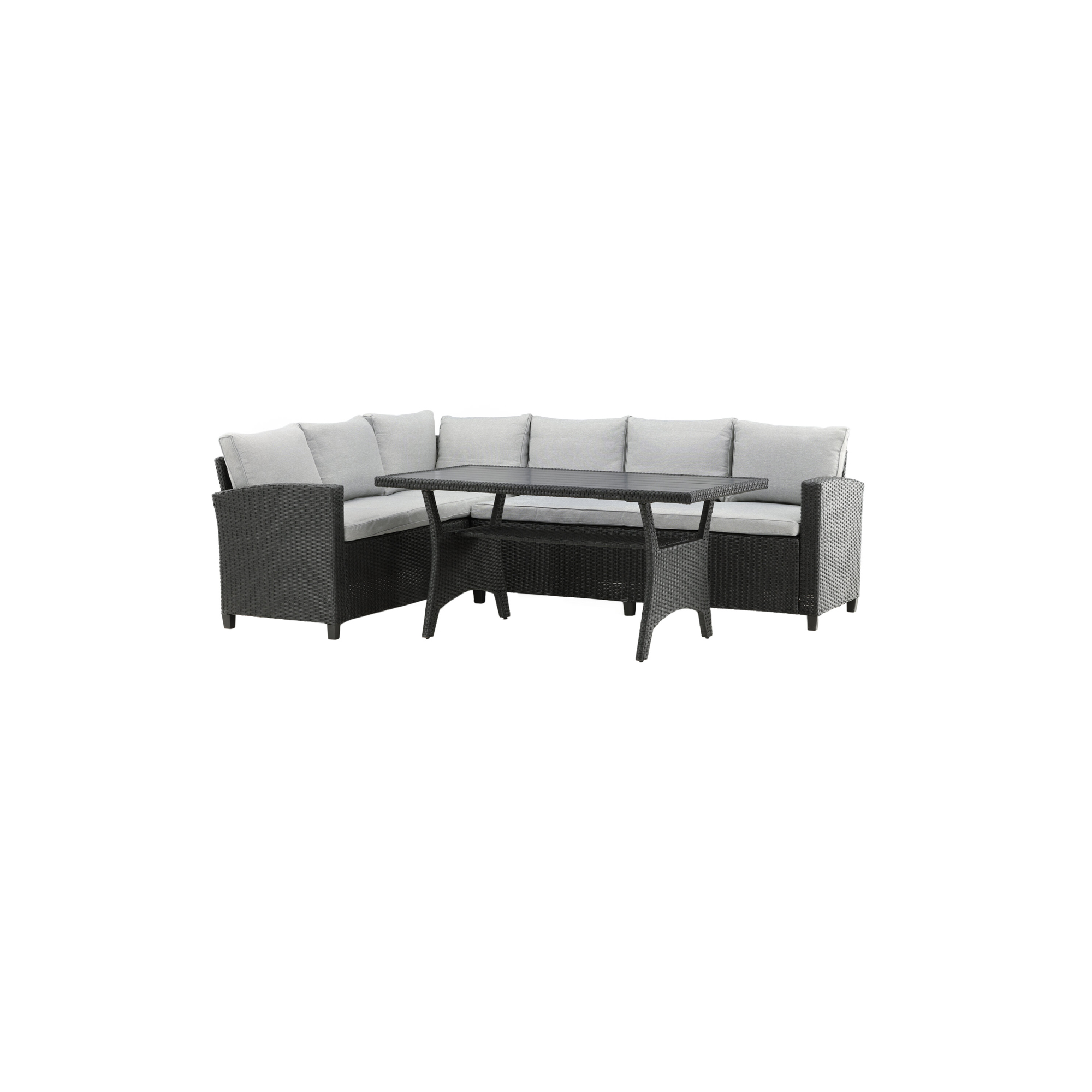 Brentwood Corner sofa - Black/Grey Svart/Grå
