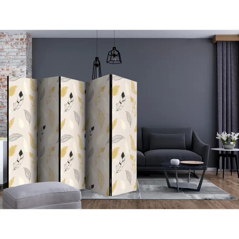 Rumsavdelare Arkiio Golden Feathers II 225x172 cm