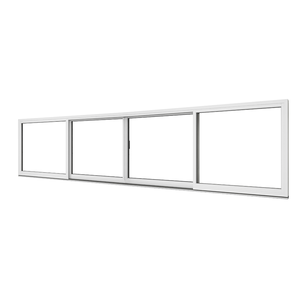 Skjutpartier Elitfönster Aluminium 4-delad