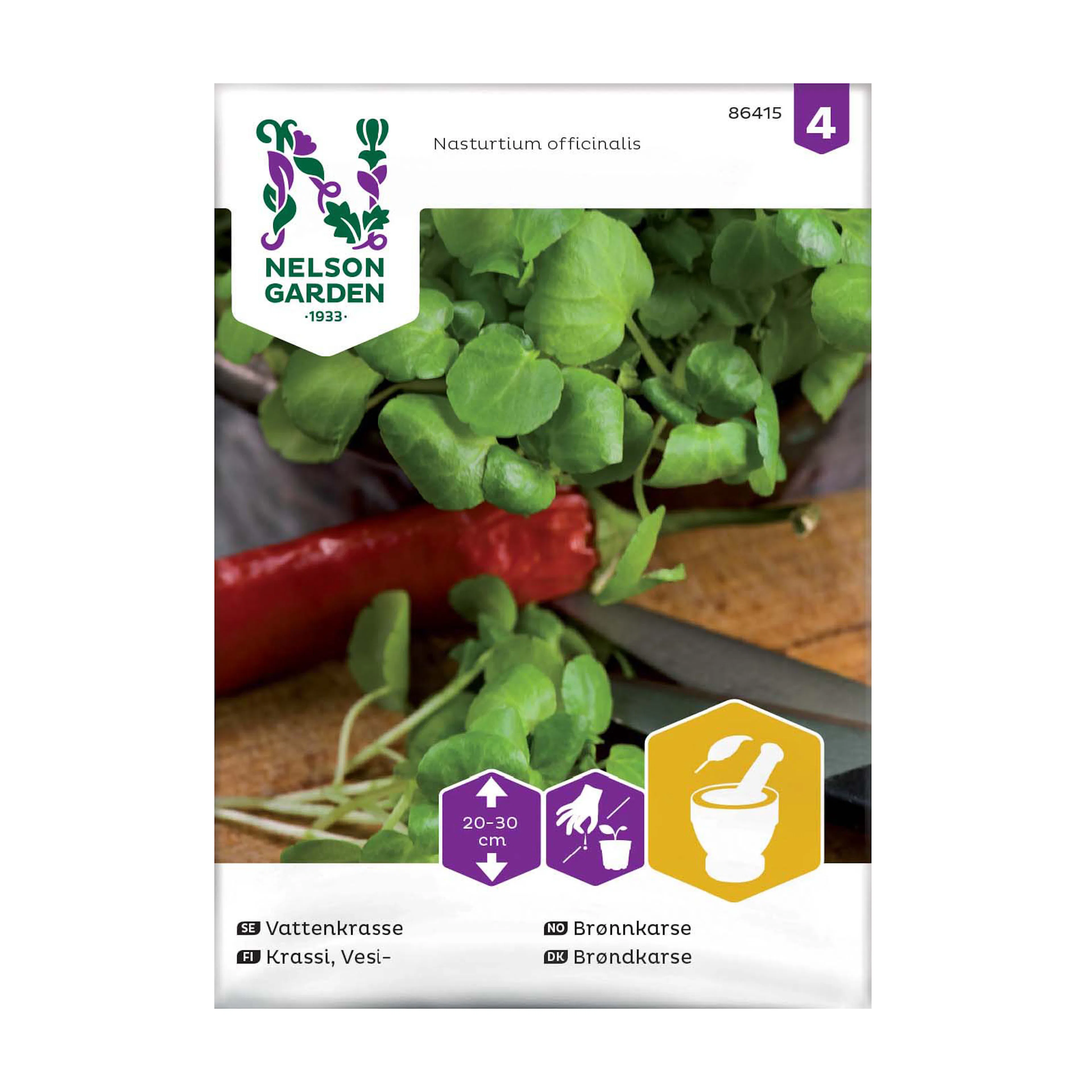 Frö Vattenkrasse Nelson Garden