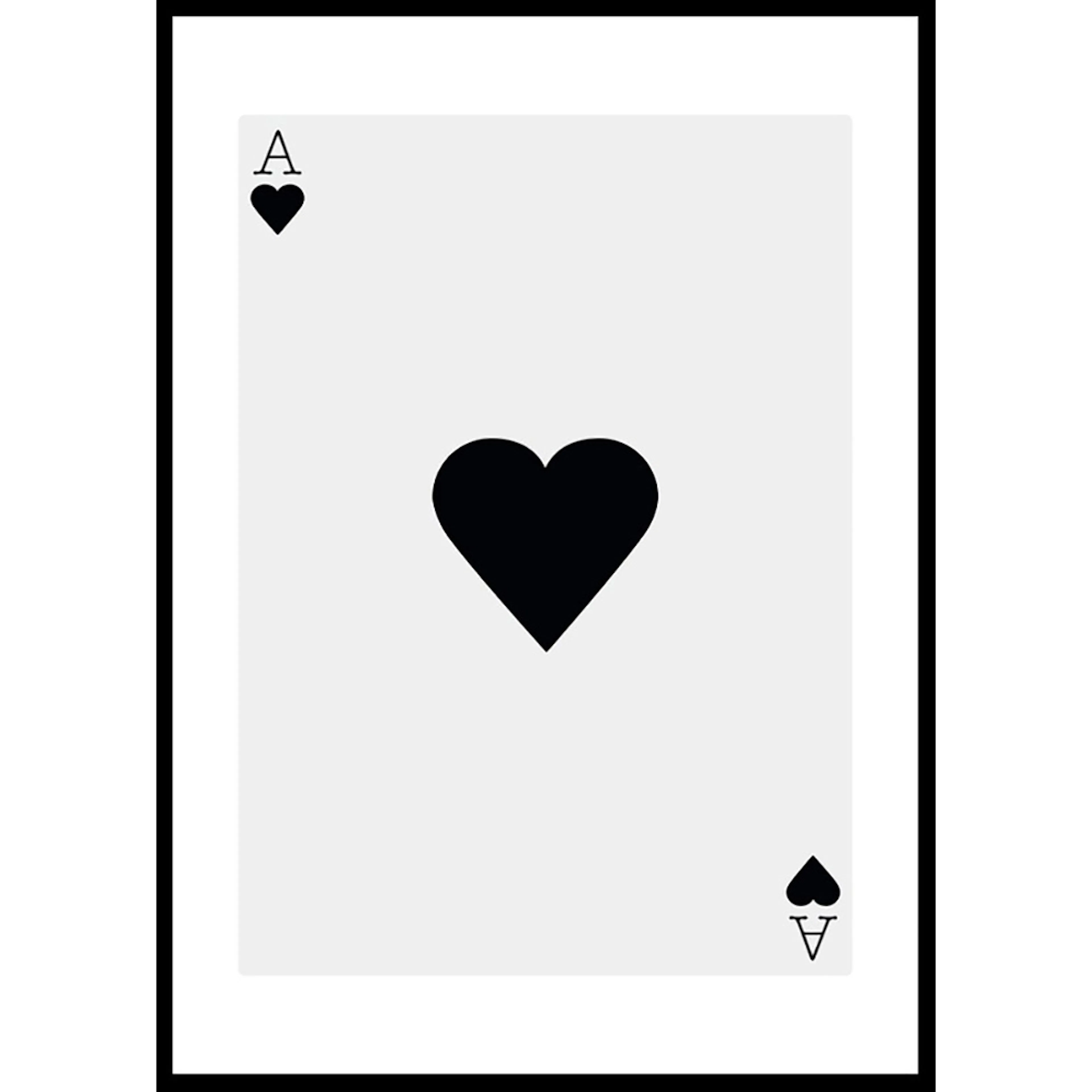 Poster Gallerix Ace Of Hearts